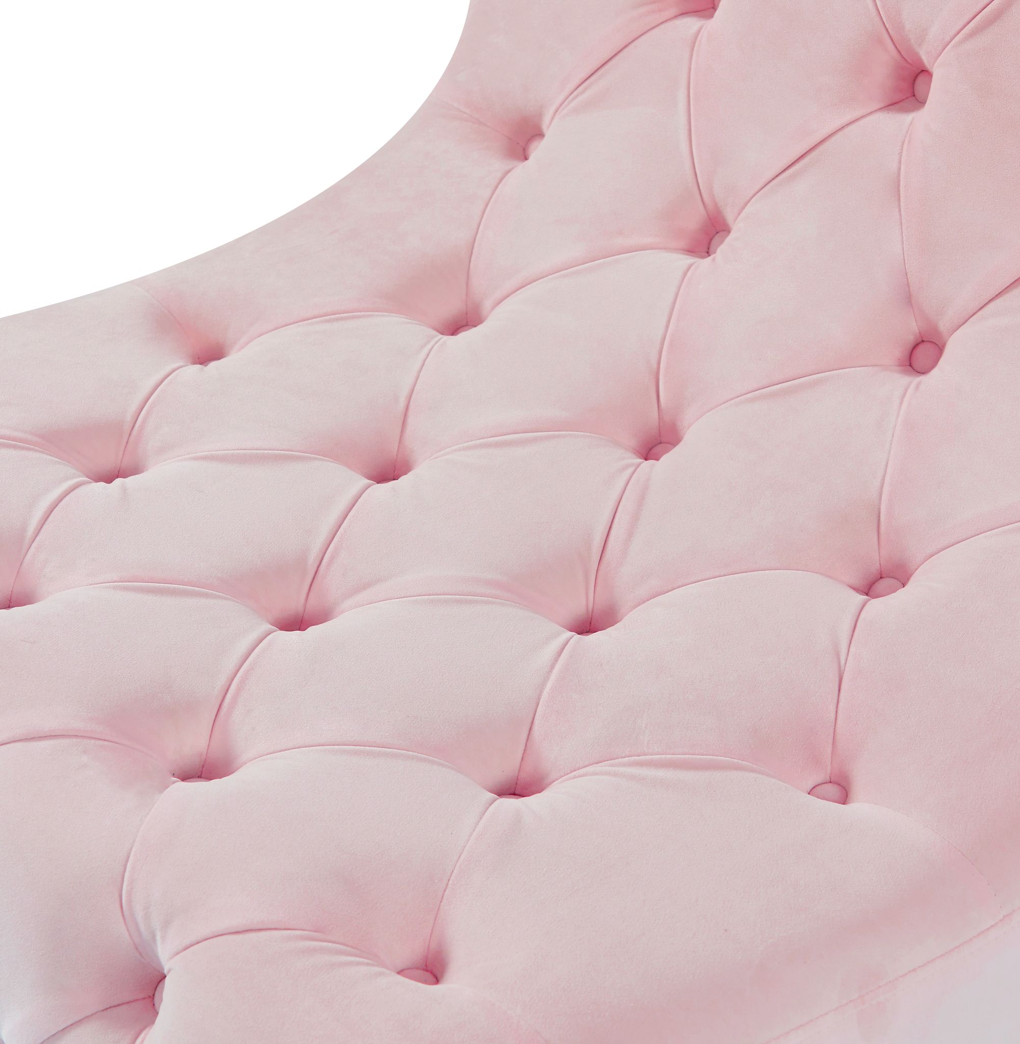 Crescent Velvet Chair