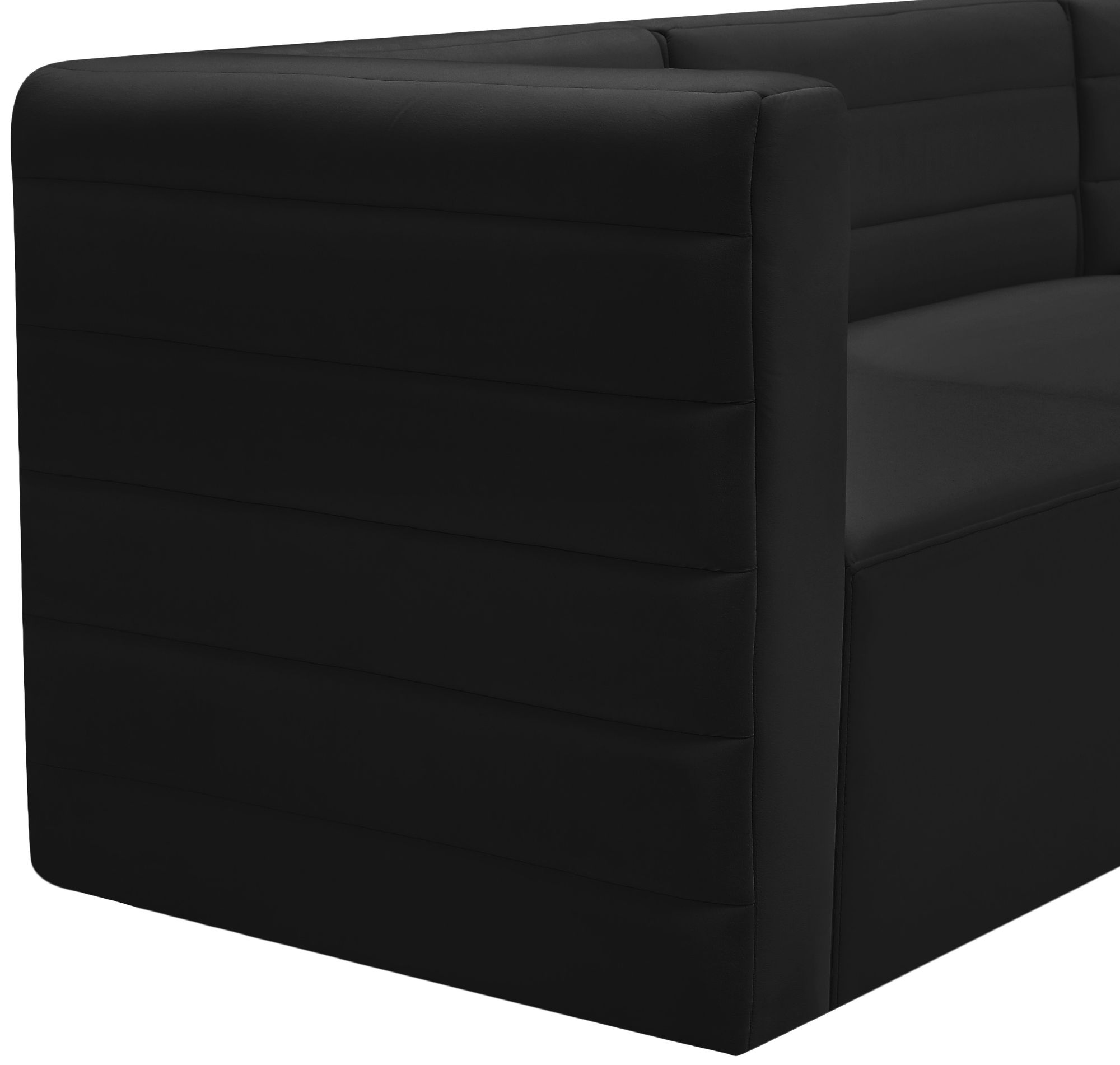 Quincy Velvet Modular Comfort Armless Chair