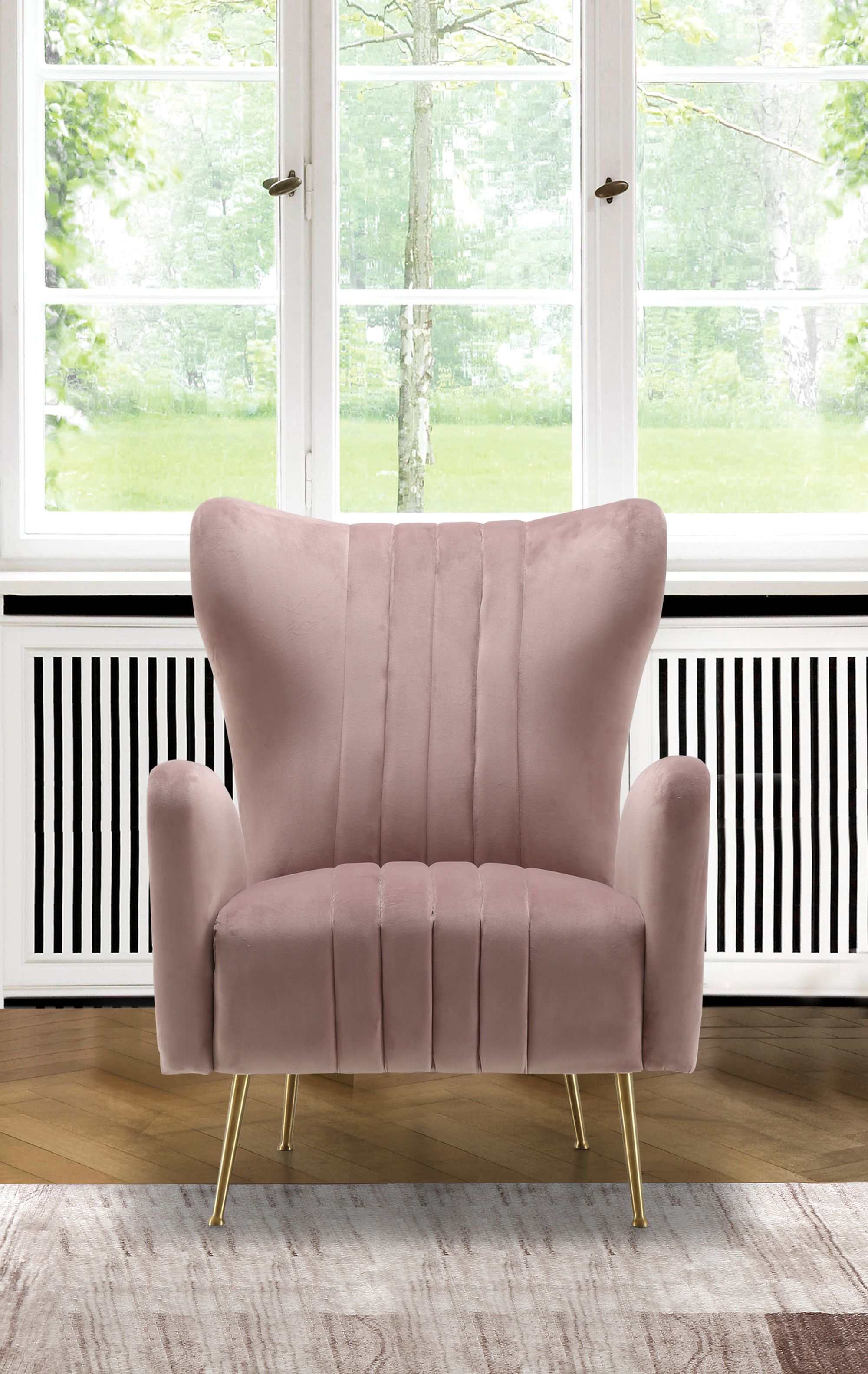 Opera Velvet Accent Chair