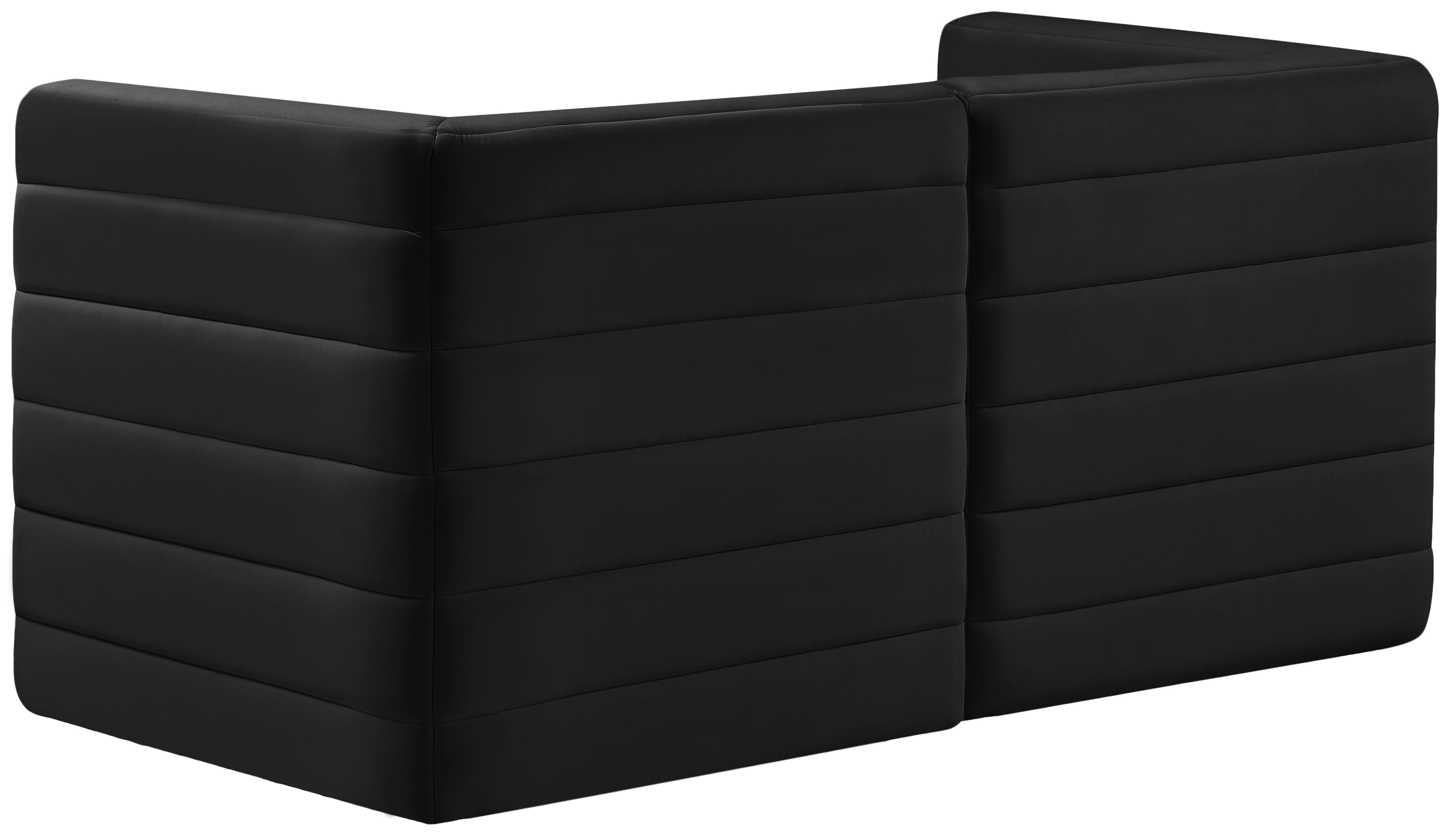 Quincy 63" Velvet Modular Comfort Sofa