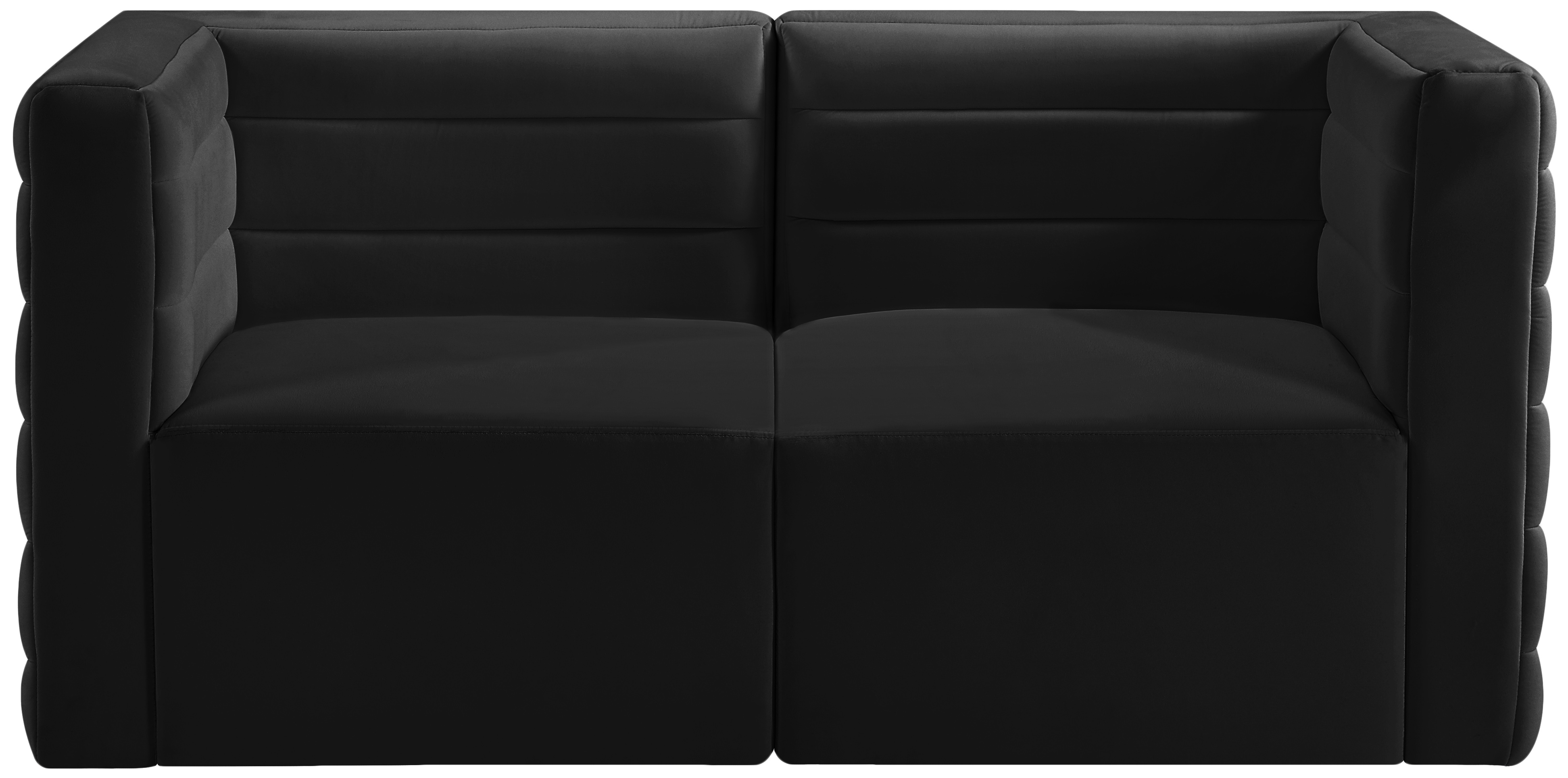 Quincy 63" Velvet Modular Comfort Sofa