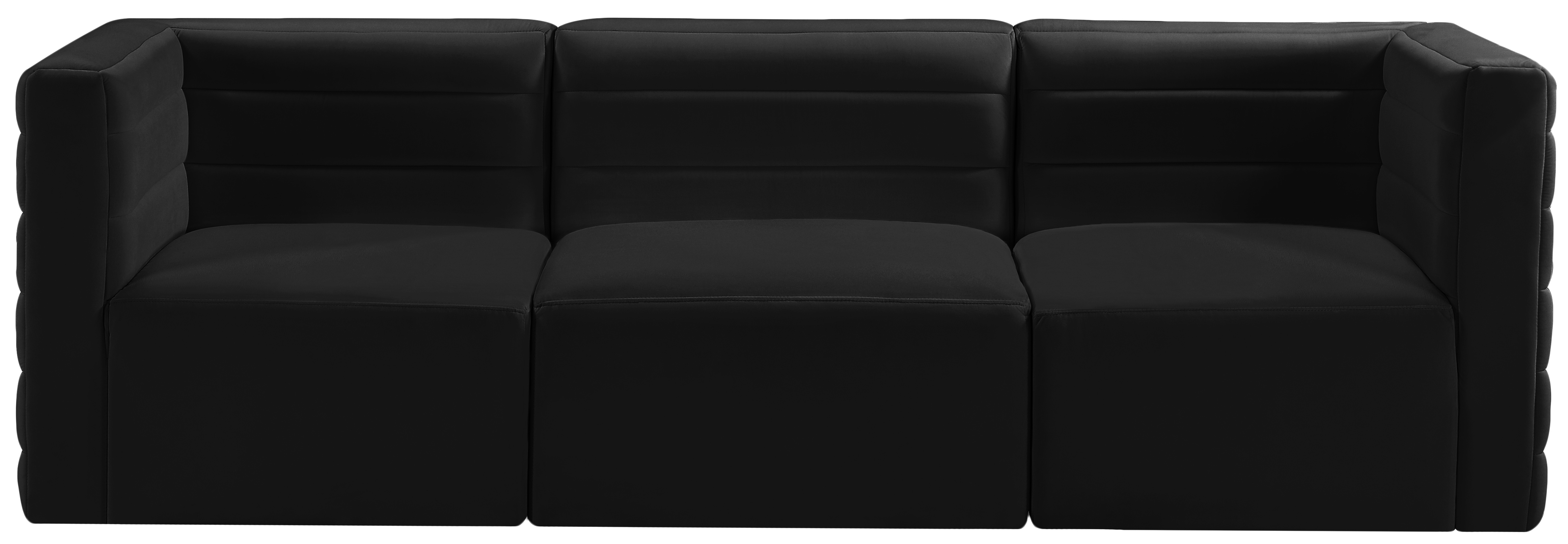 Quincy 95" Velvet Modular Comfort Sofa