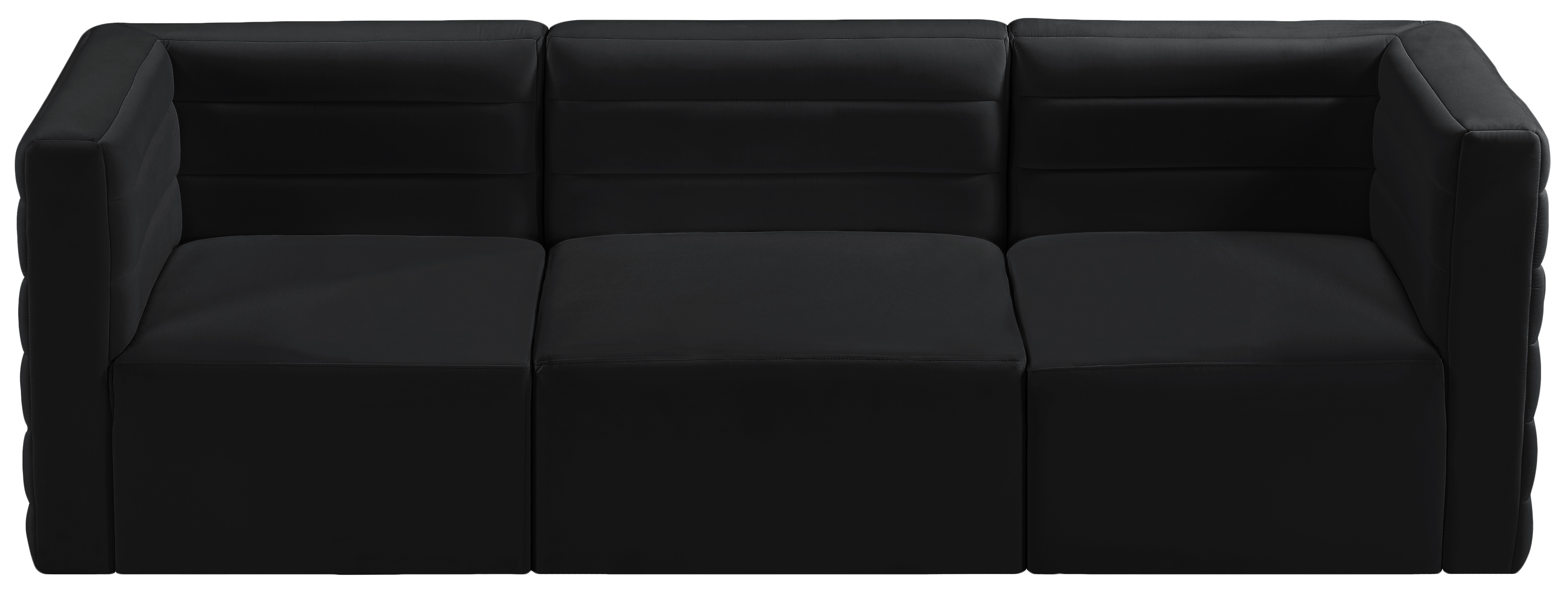 Quincy 95" Velvet Modular Comfort Sofa