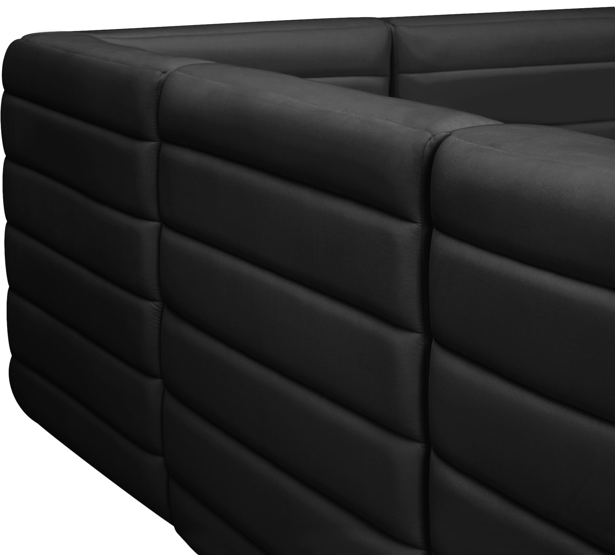 Quincy 126" 7-Piece Velvet Modular Comfort Sectional