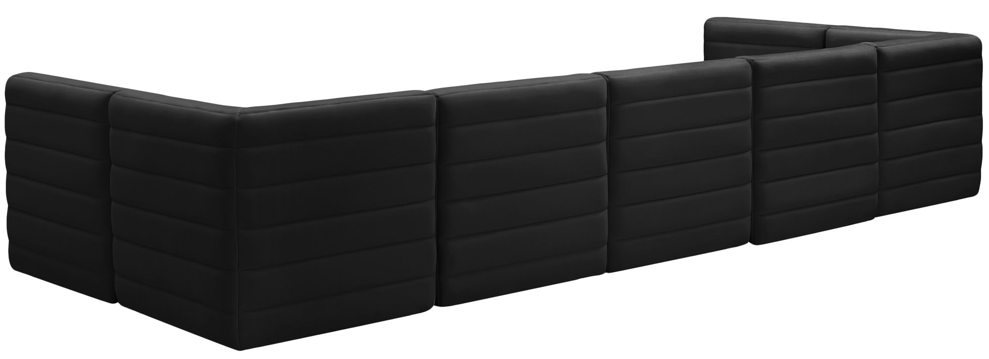 Quincy 158" 7-Piece Velvet Modular Comfort Sectional