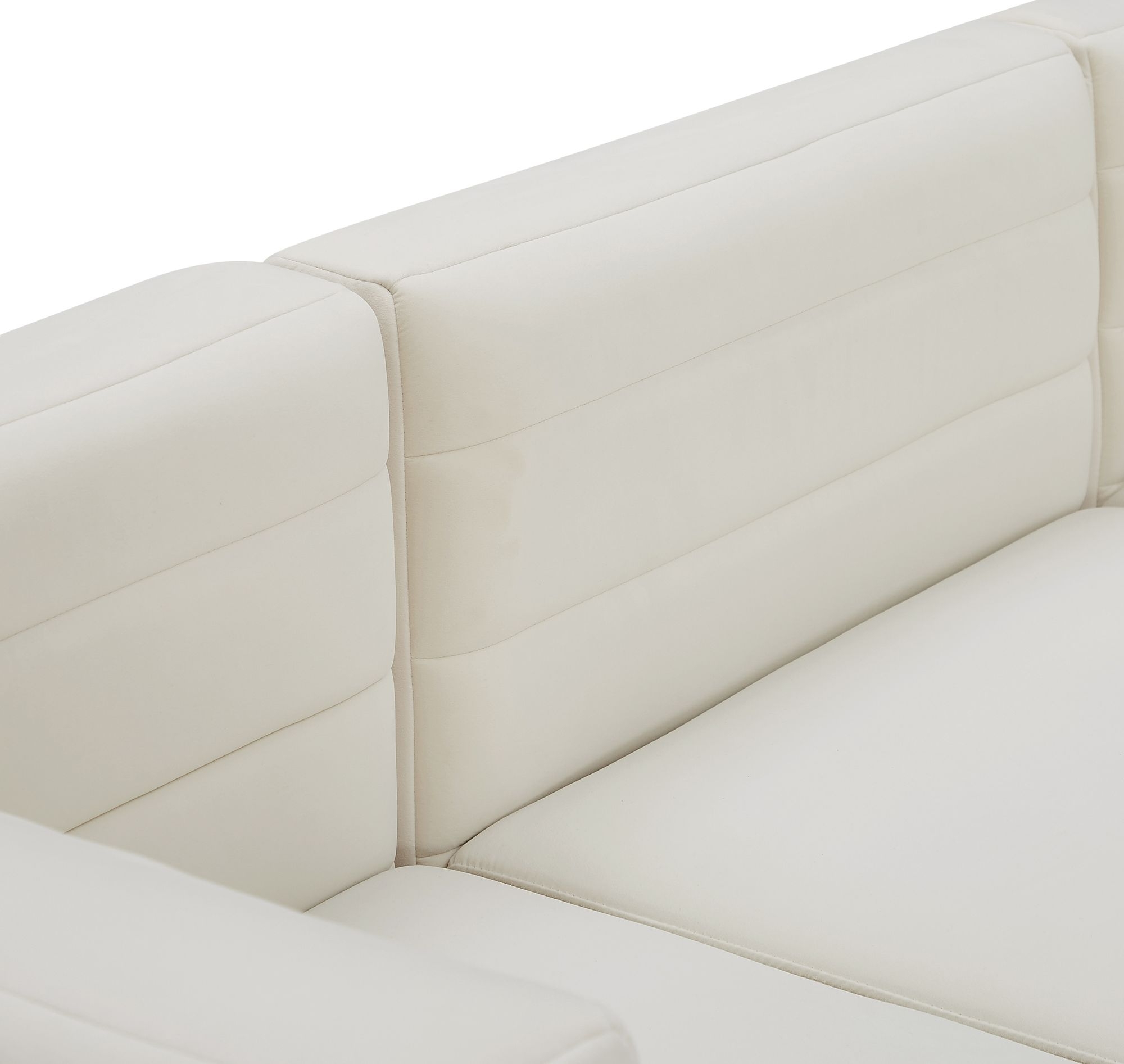 Quincy Velvet Modular Comfort Armless Chair