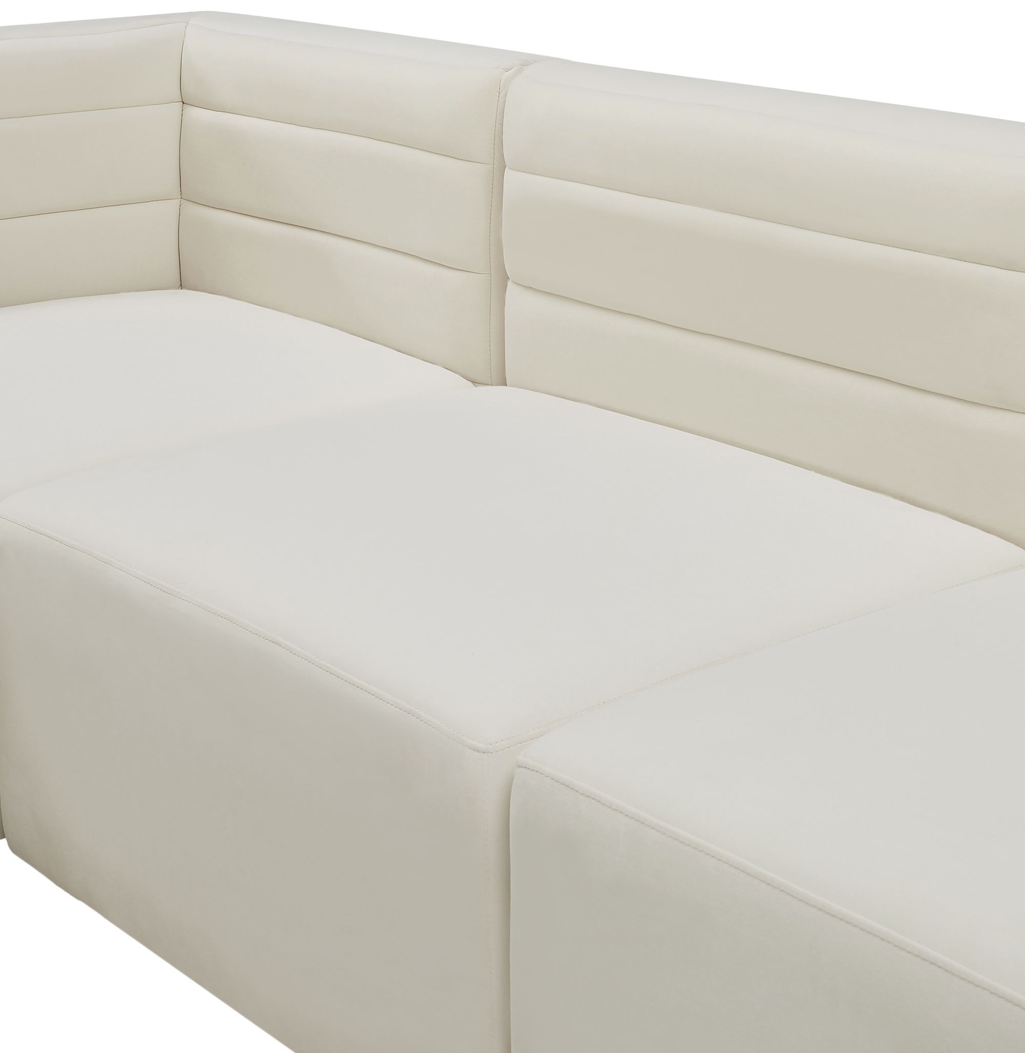 Quincy Velvet Modular Comfort Armless Chair