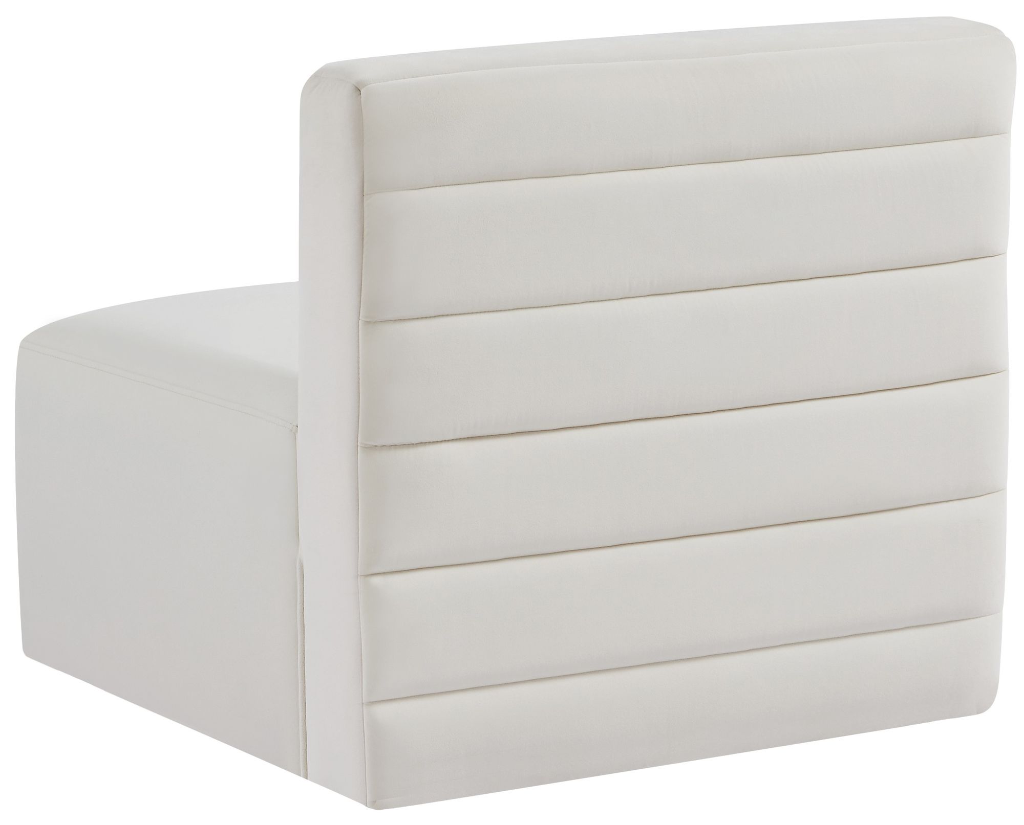 Quincy Velvet Modular Comfort Armless Chair