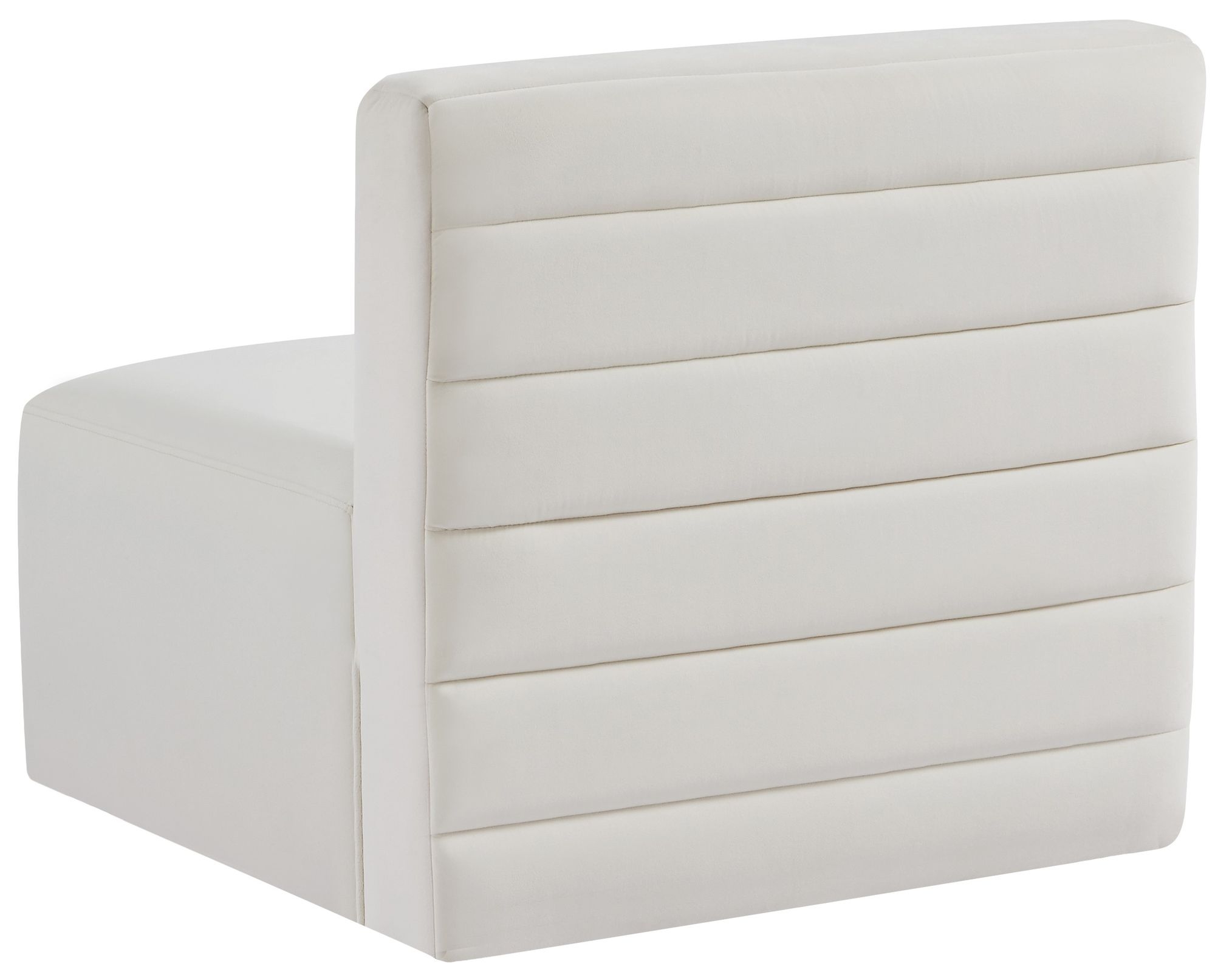 Quincy Velvet Modular Comfort Armless Chair