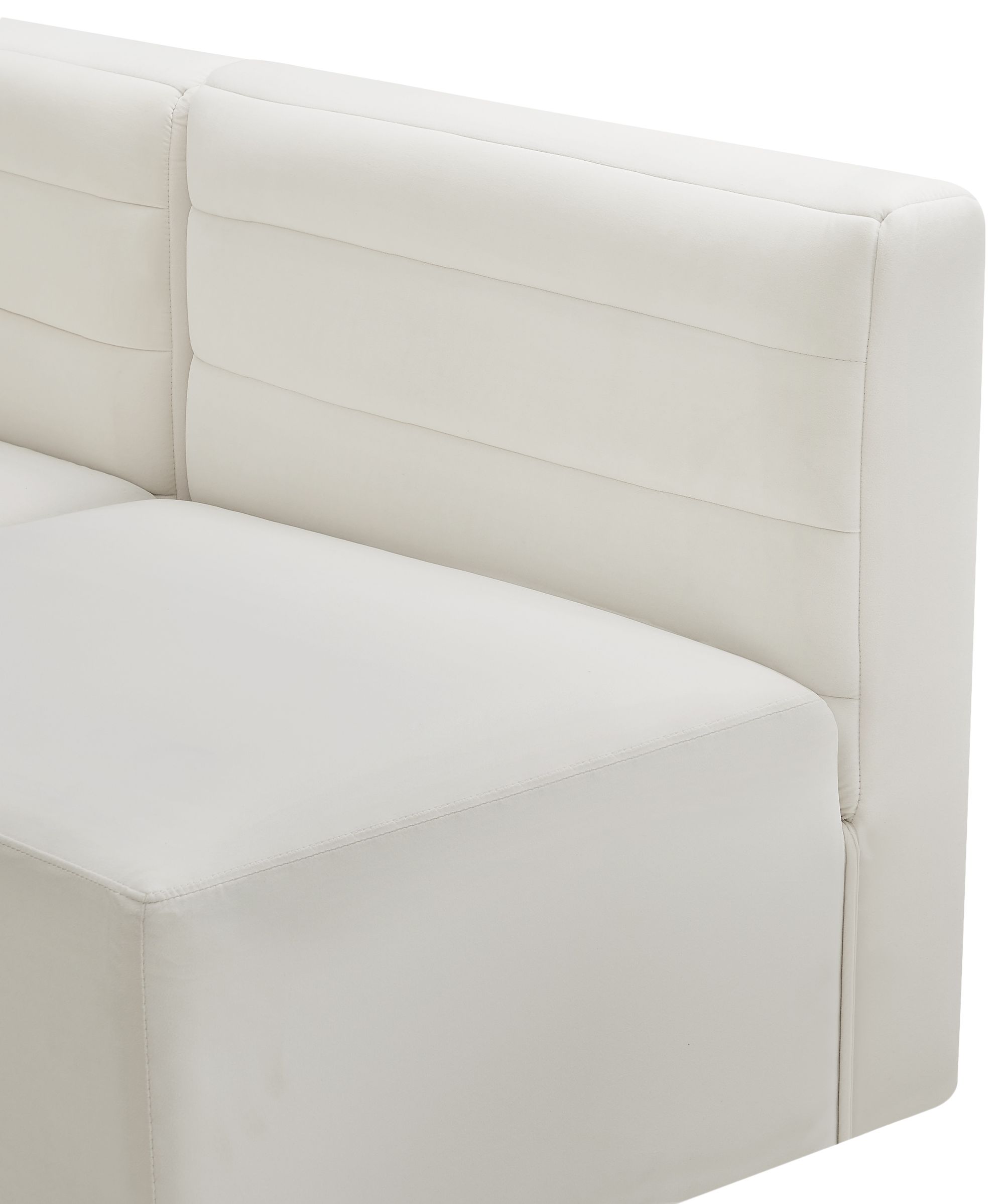 Quincy Velvet Modular Comfort Corner Chair