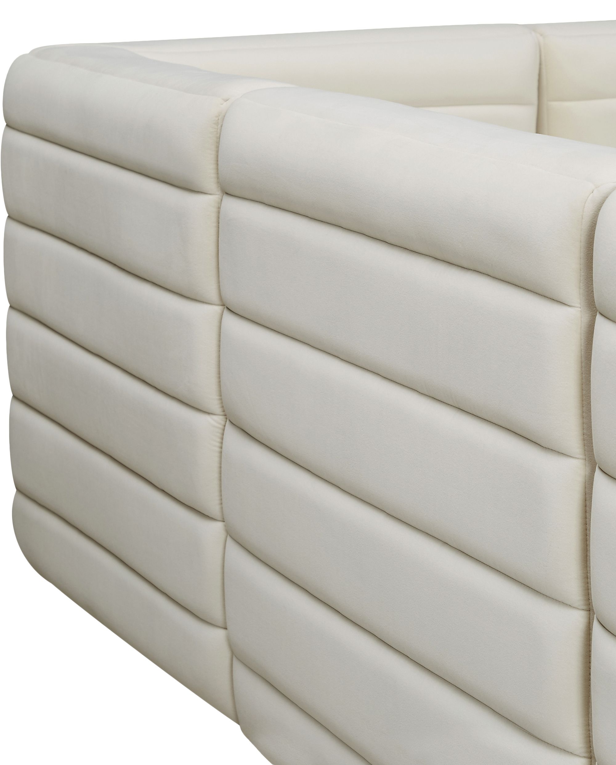 Quincy Velvet Modular Comfort Corner Chair
