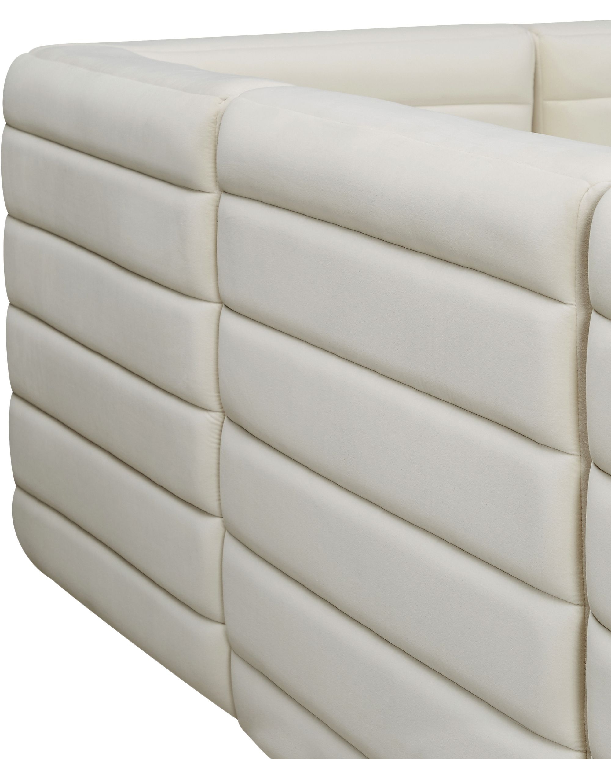 Quincy Velvet Modular Comfort Corner Chair