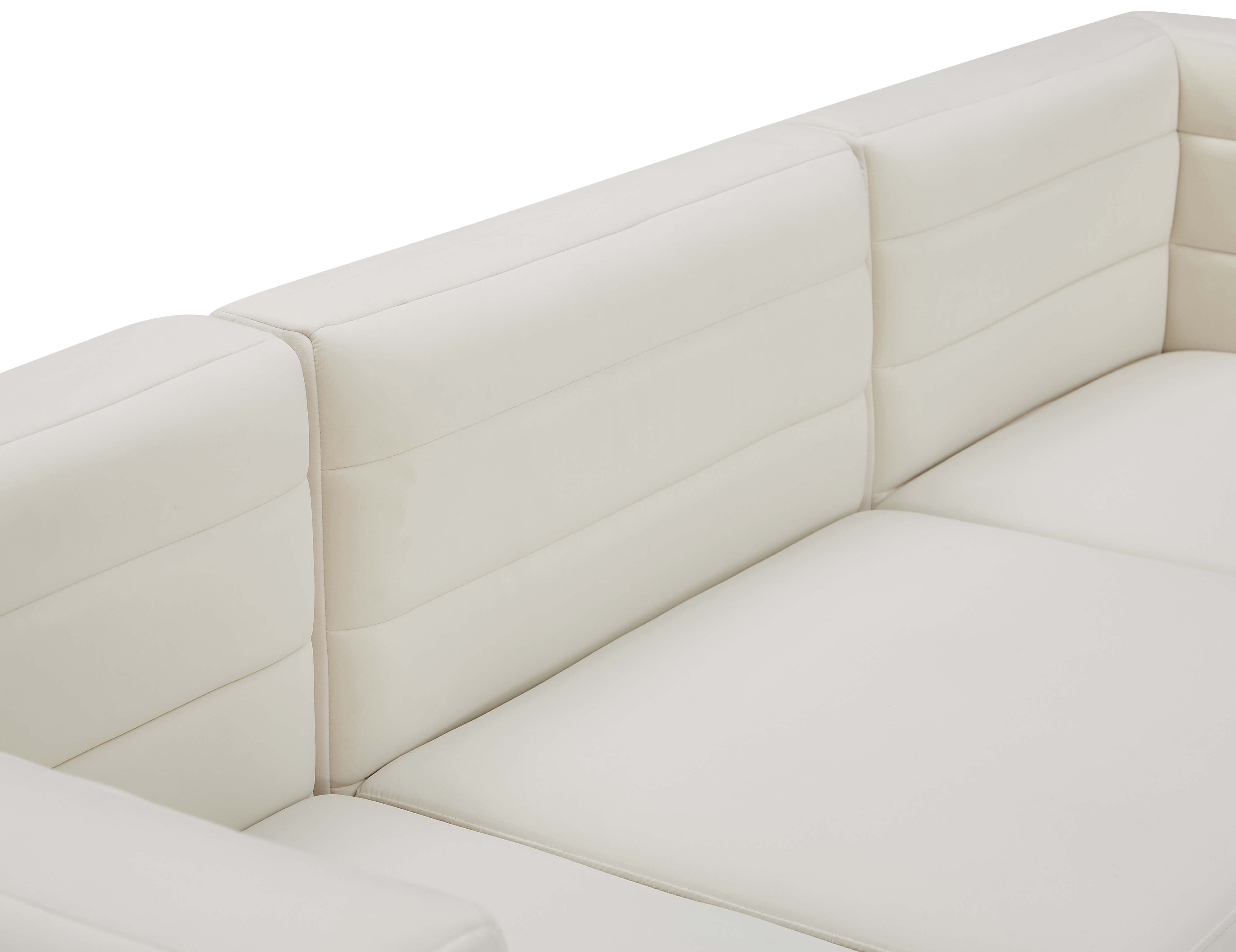 Quincy 126" Velvet Modular Comfort Sofa