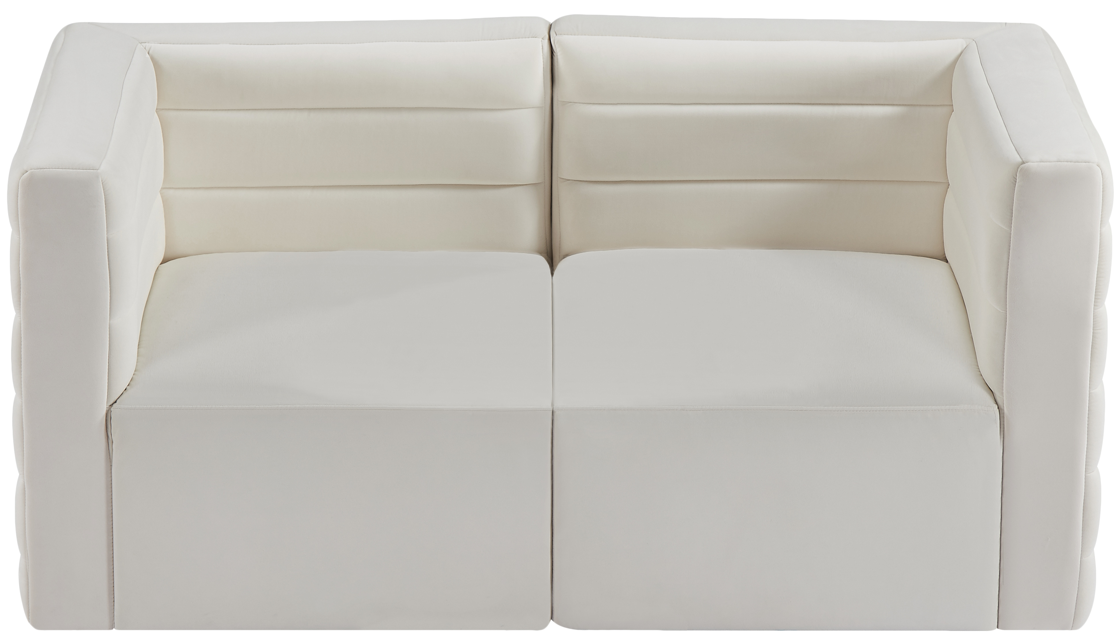 Quincy 63" Velvet Modular Comfort Sofa