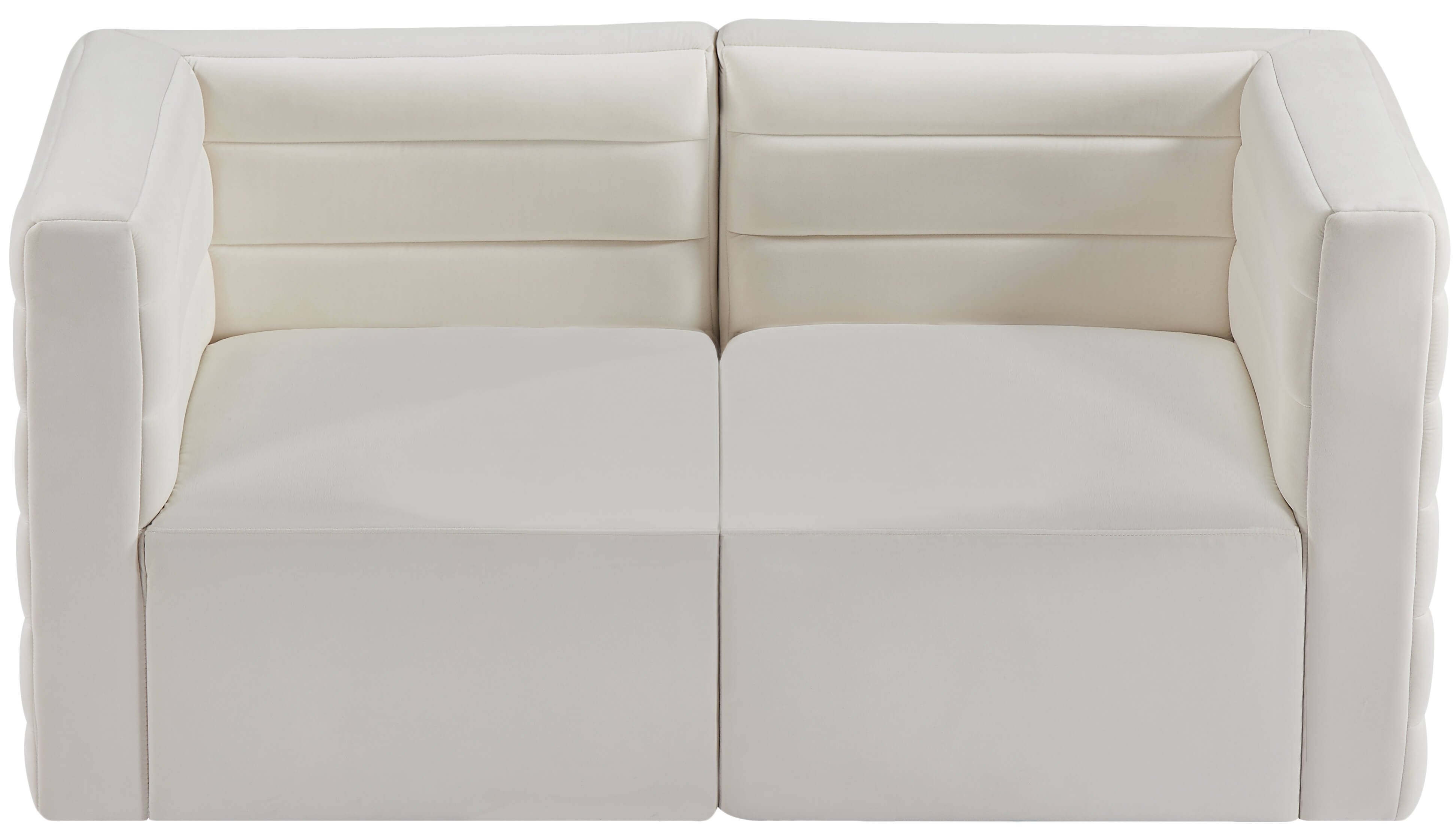 Quincy 63" Velvet Modular Comfort Sofa