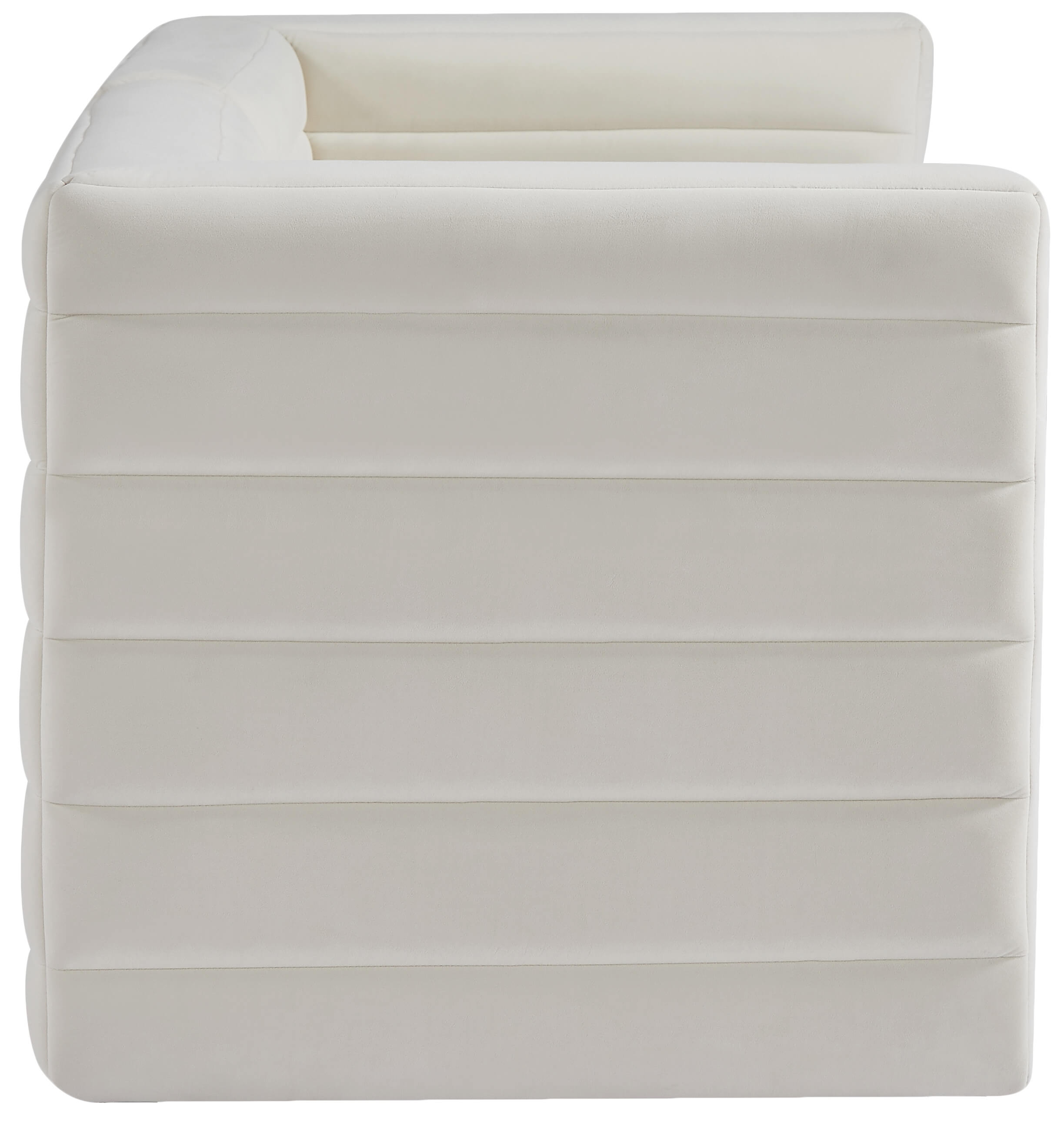 Quincy 63" Velvet Modular Comfort Sofa