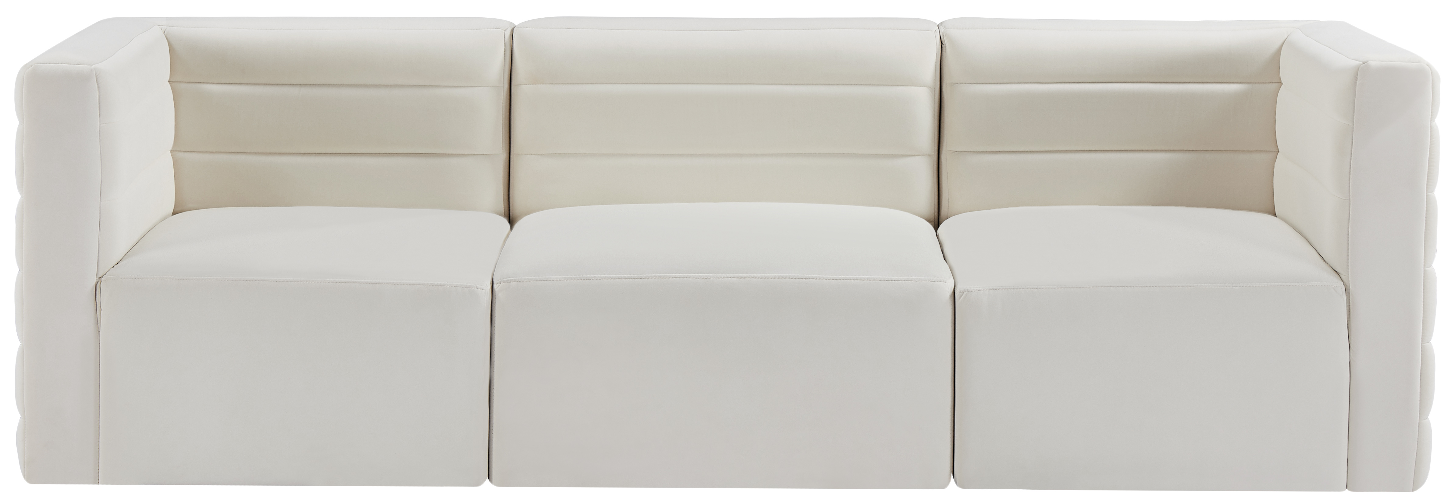 Quincy 95" Velvet Modular Comfort Sofa