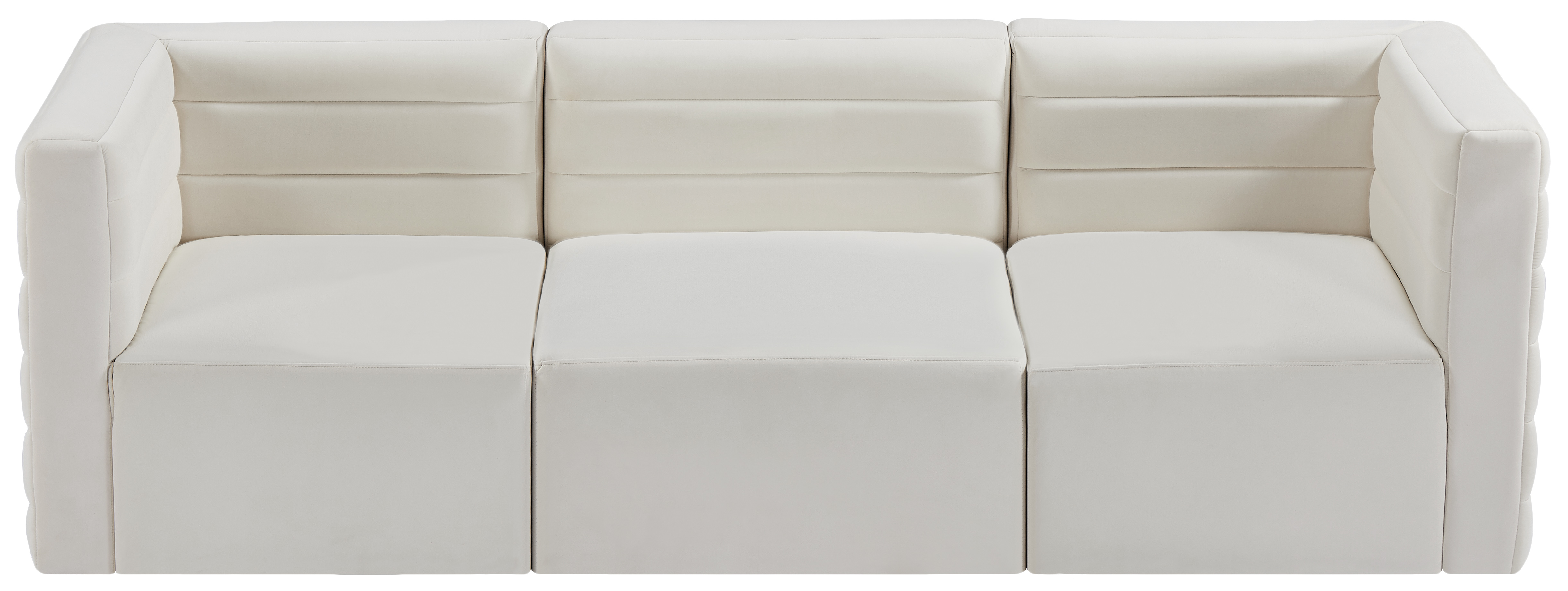 Quincy 95" Velvet Modular Comfort Sofa