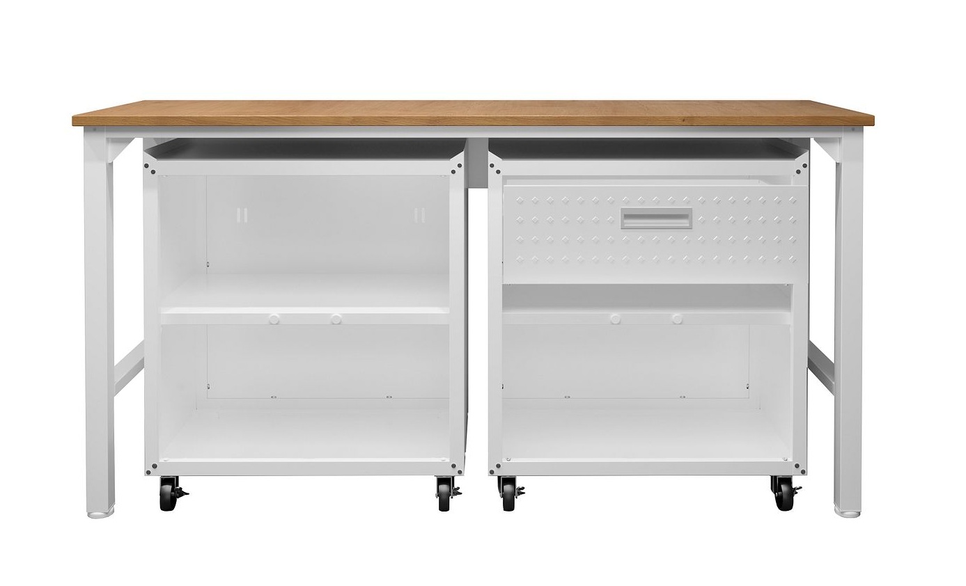 Fortress 3-Piece Textured Metal Garage Storage Set, Composition 2
