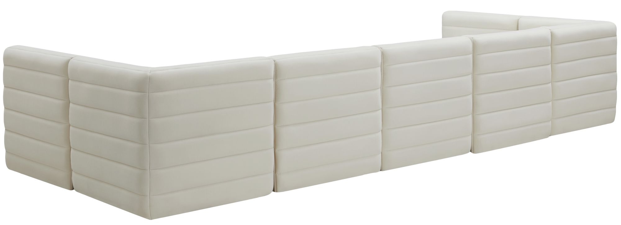 Quincy 158" 7-Piece Velvet Modular Comfort Sectional