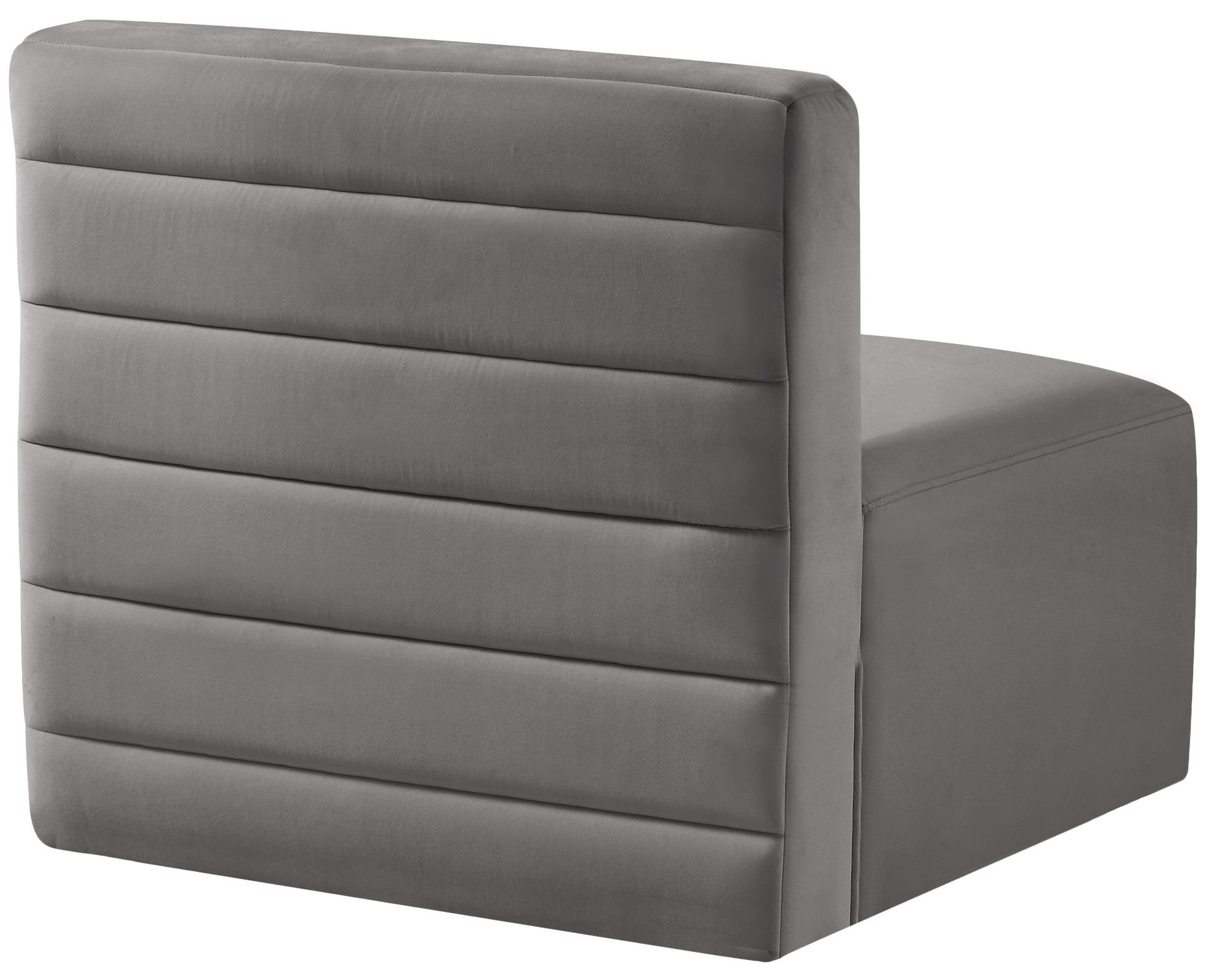 Quincy Velvet Modular Comfort Armless Chair