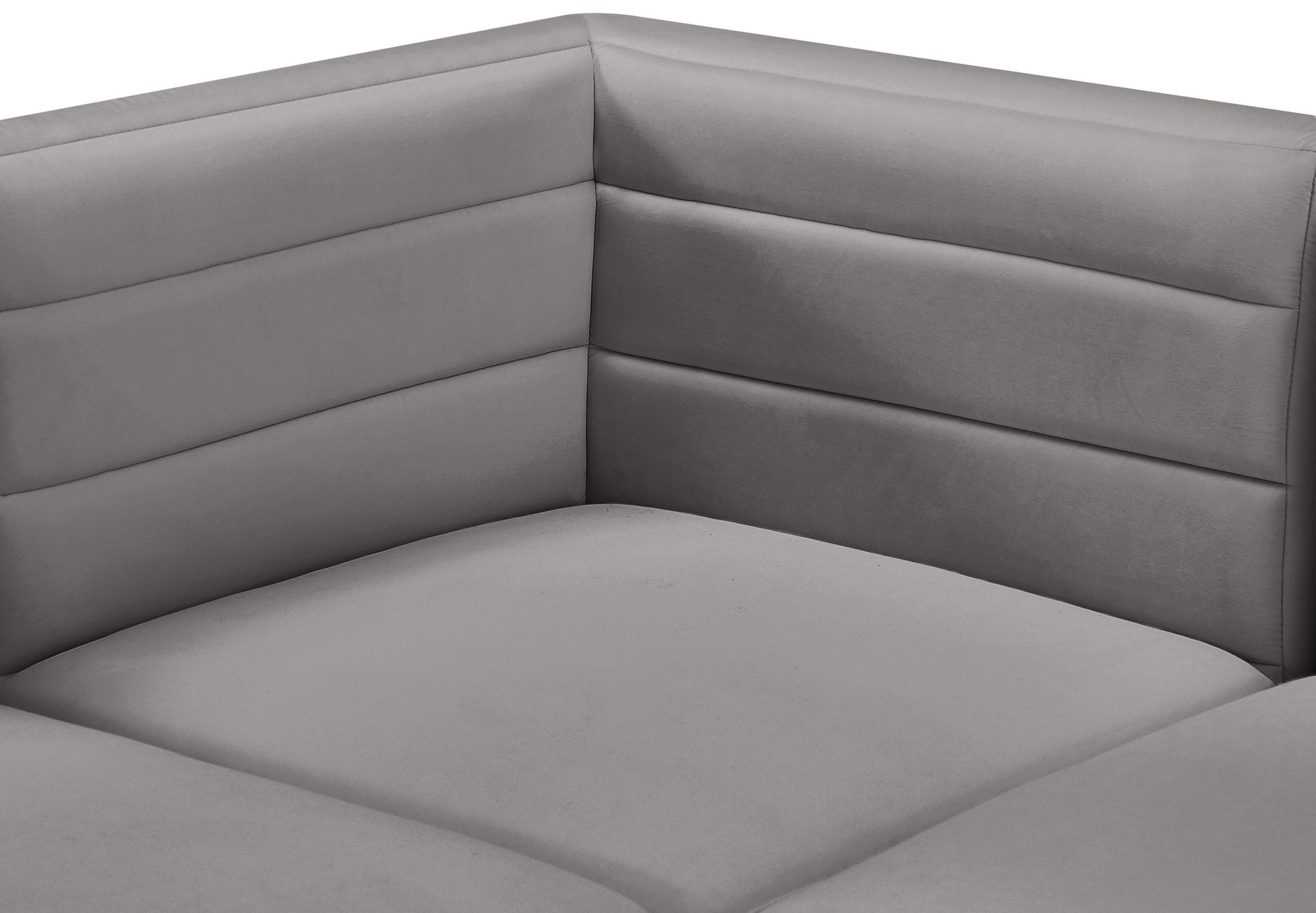 Quincy Velvet Modular Comfort Armless Chair