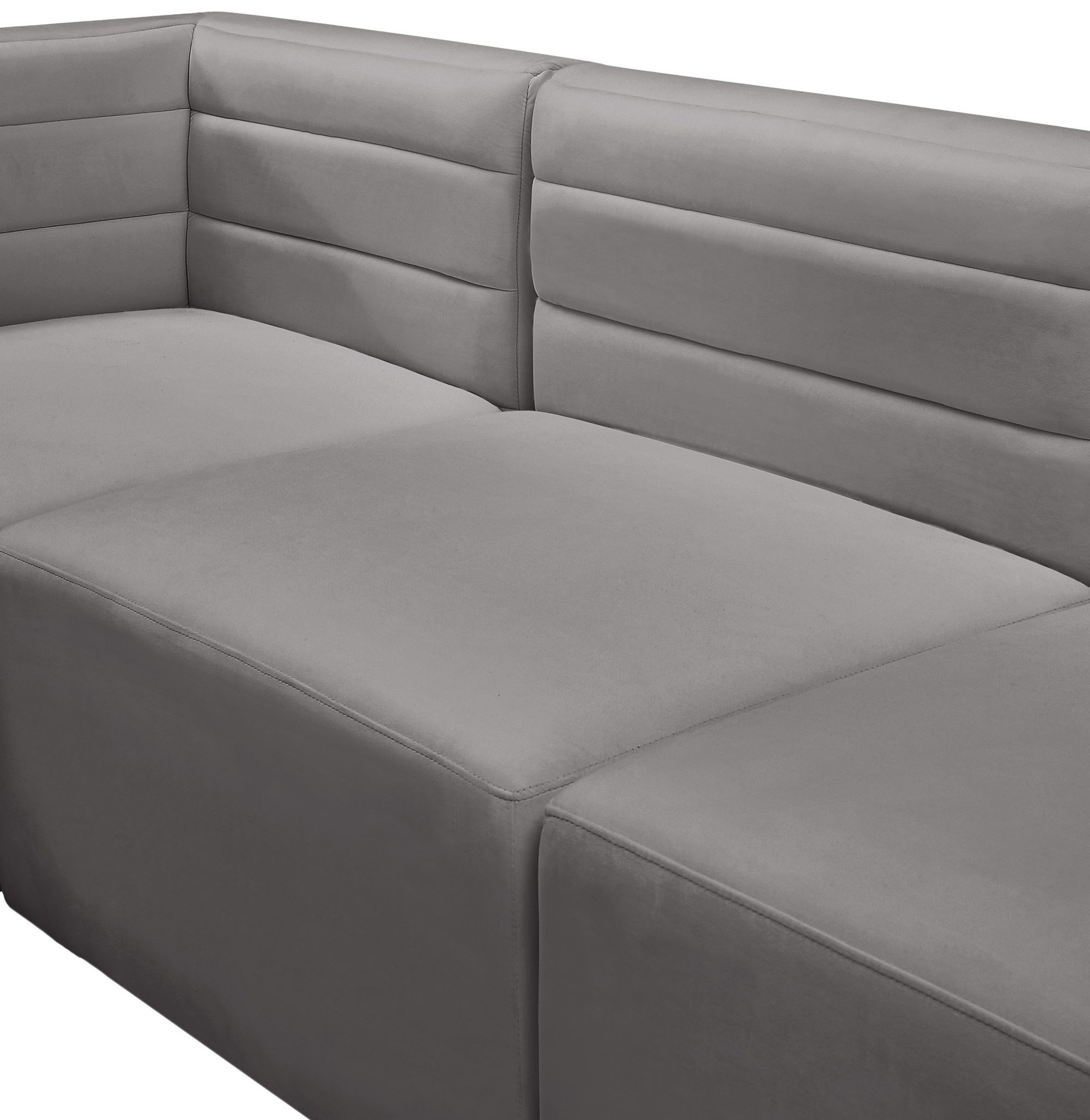 Quincy Velvet Modular Comfort Corner Chair