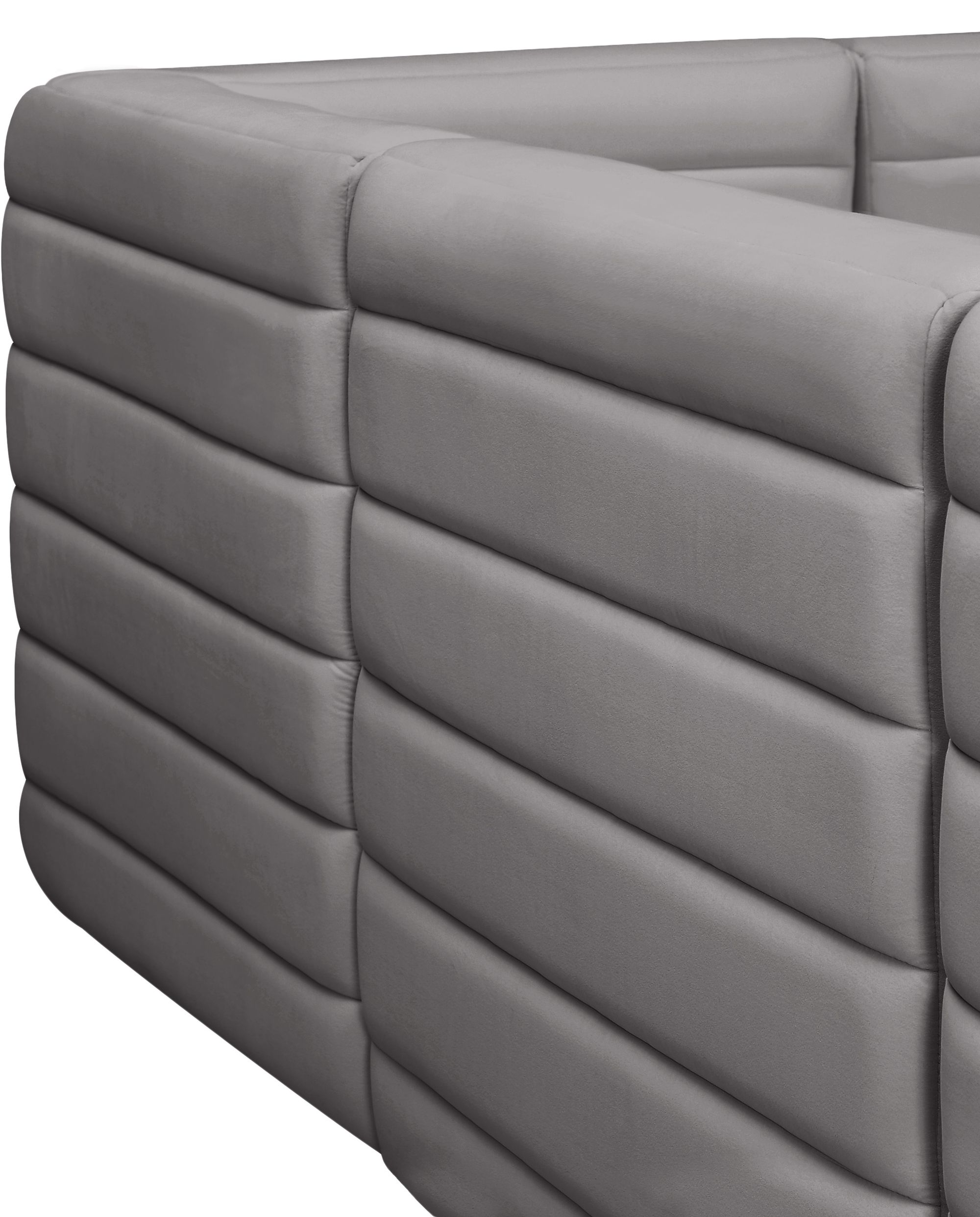 Quincy Velvet Modular Comfort Corner Chair