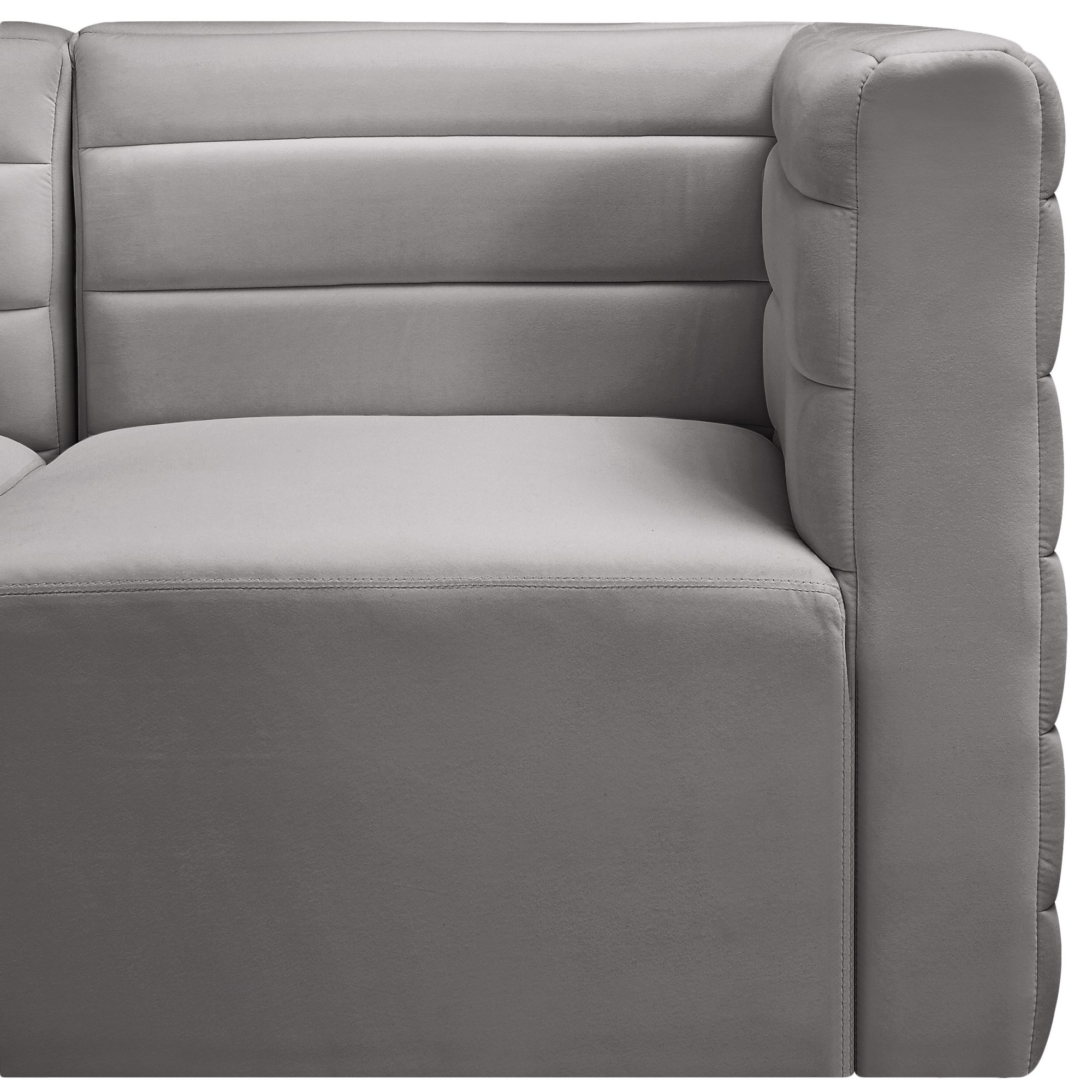 Quincy Velvet Modular Comfort Corner Chair
