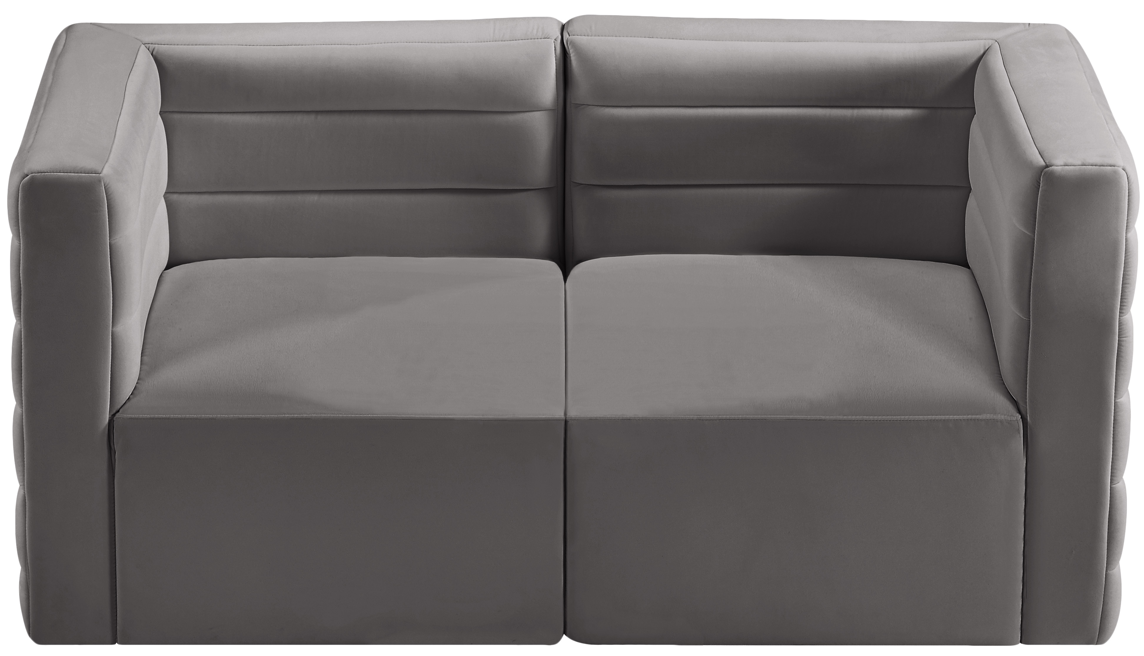 Quincy 63" Velvet Modular Comfort Sofa