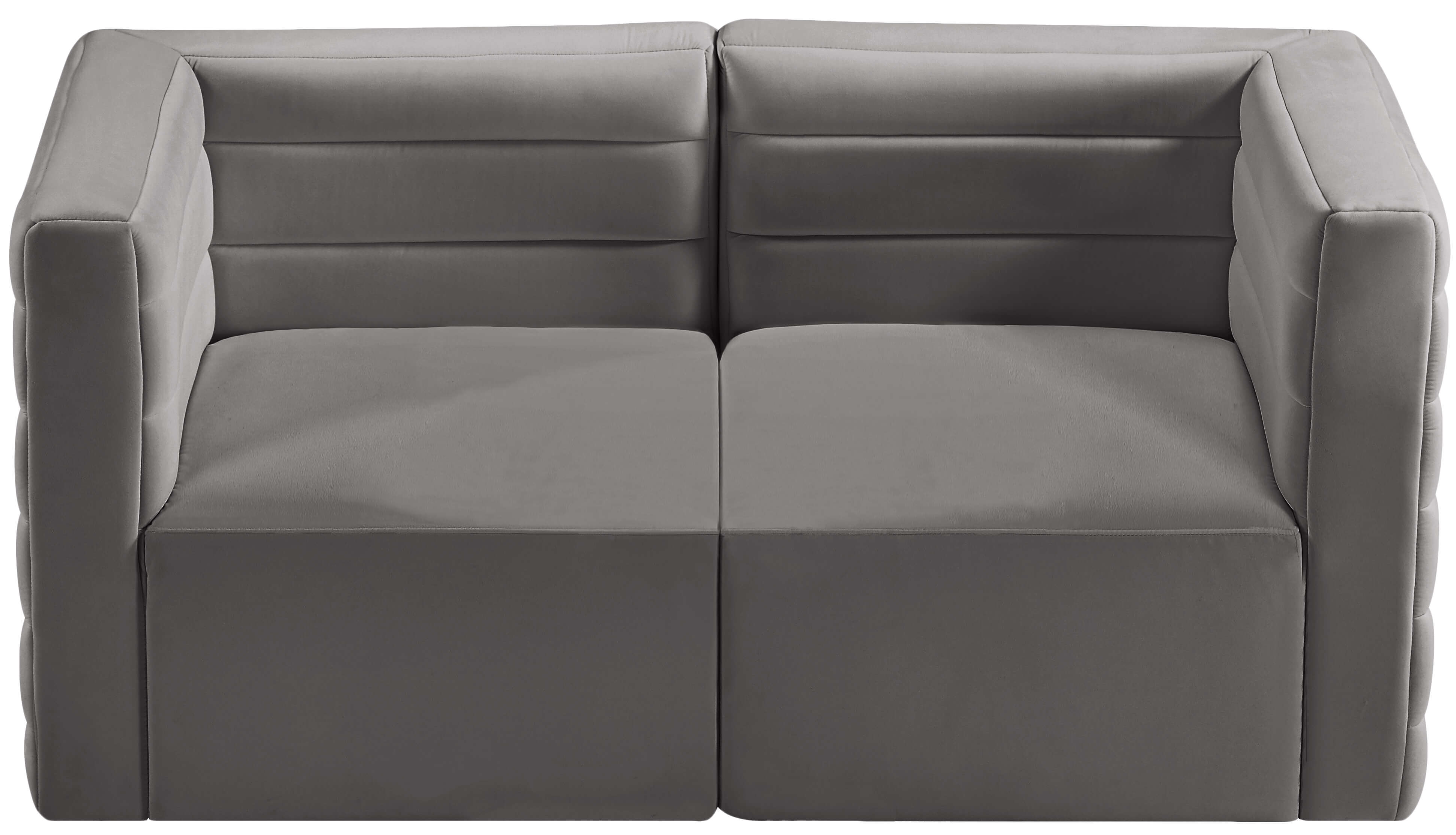 Quincy 63" Velvet Modular Comfort Sofa