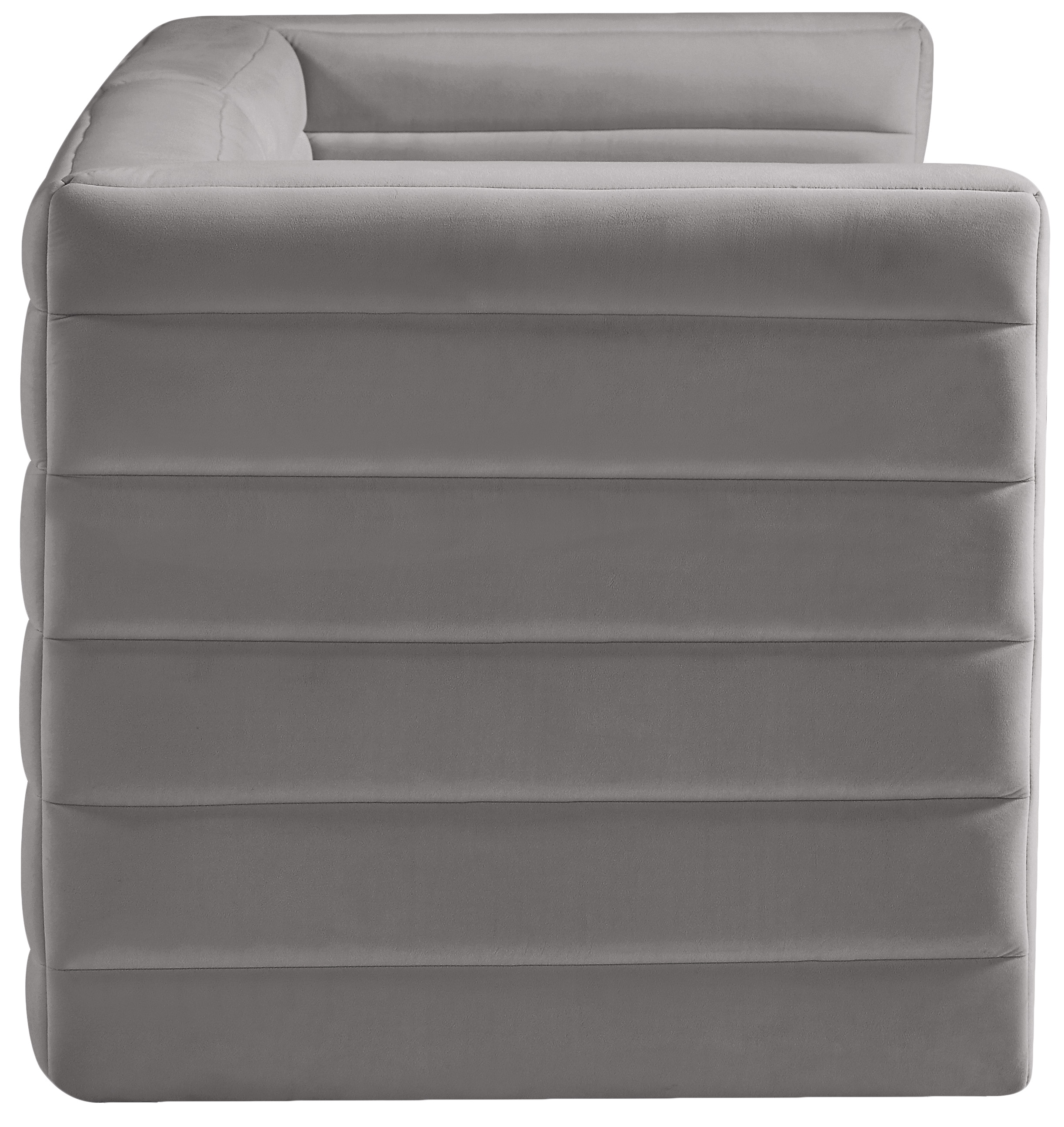 Quincy 63" Velvet Modular Comfort Sofa
