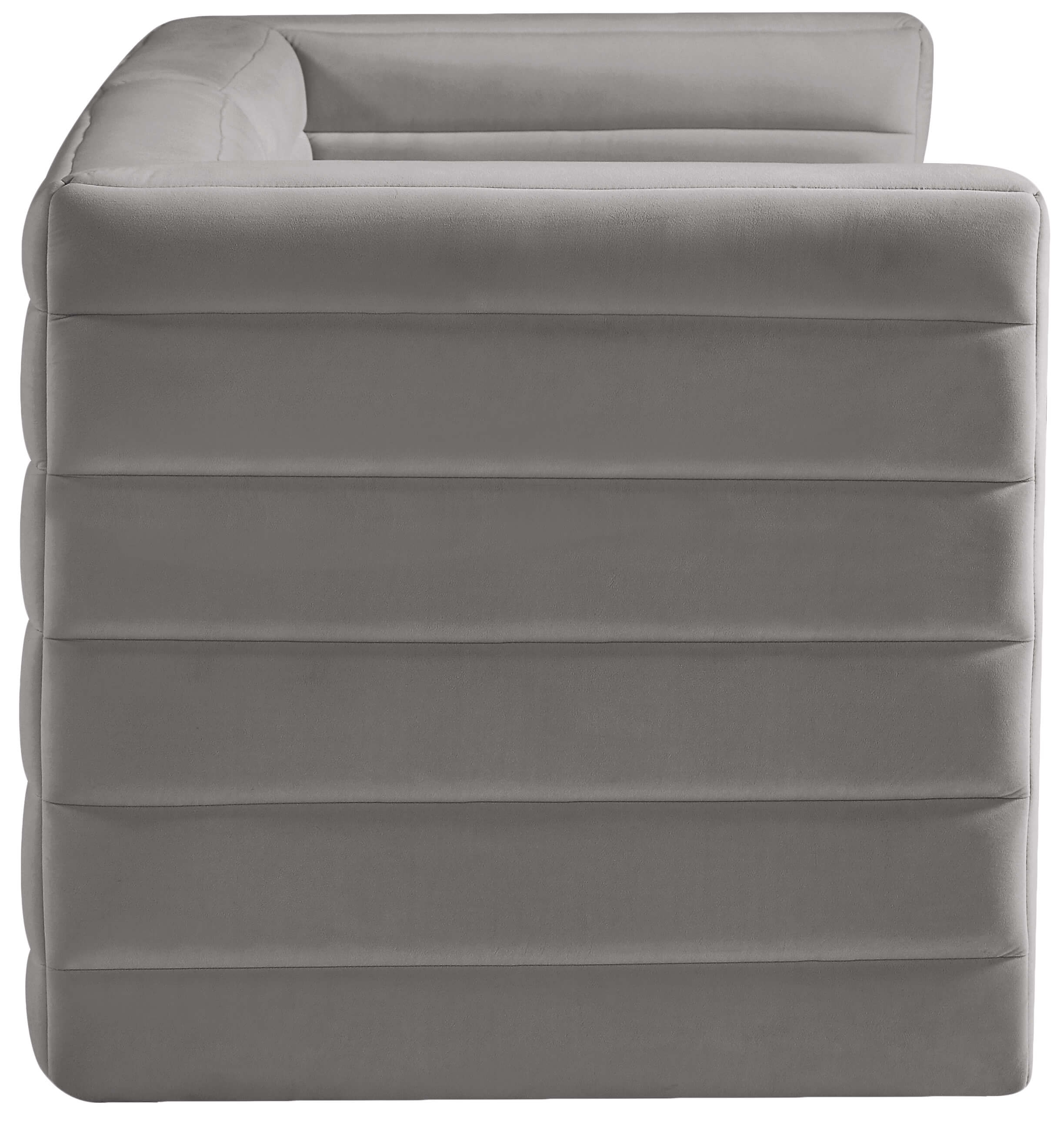 Quincy 63" Velvet Modular Comfort Sofa