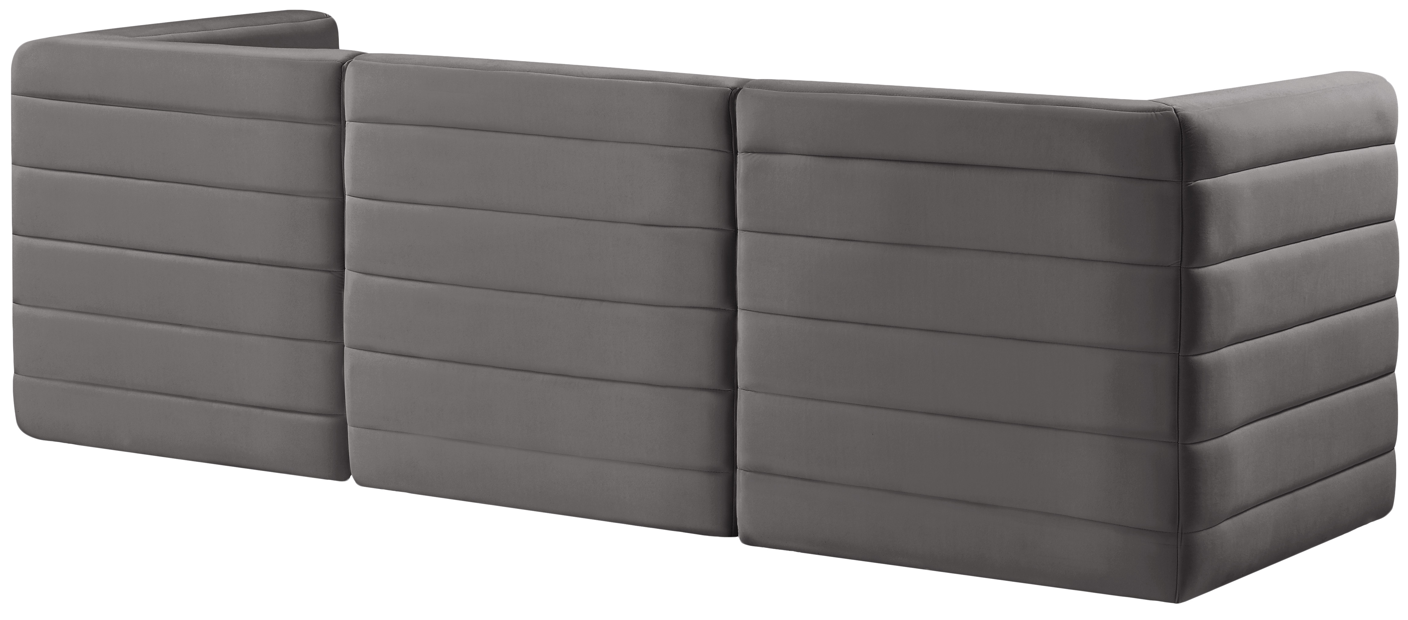 Quincy 95" Velvet Modular Comfort Sofa