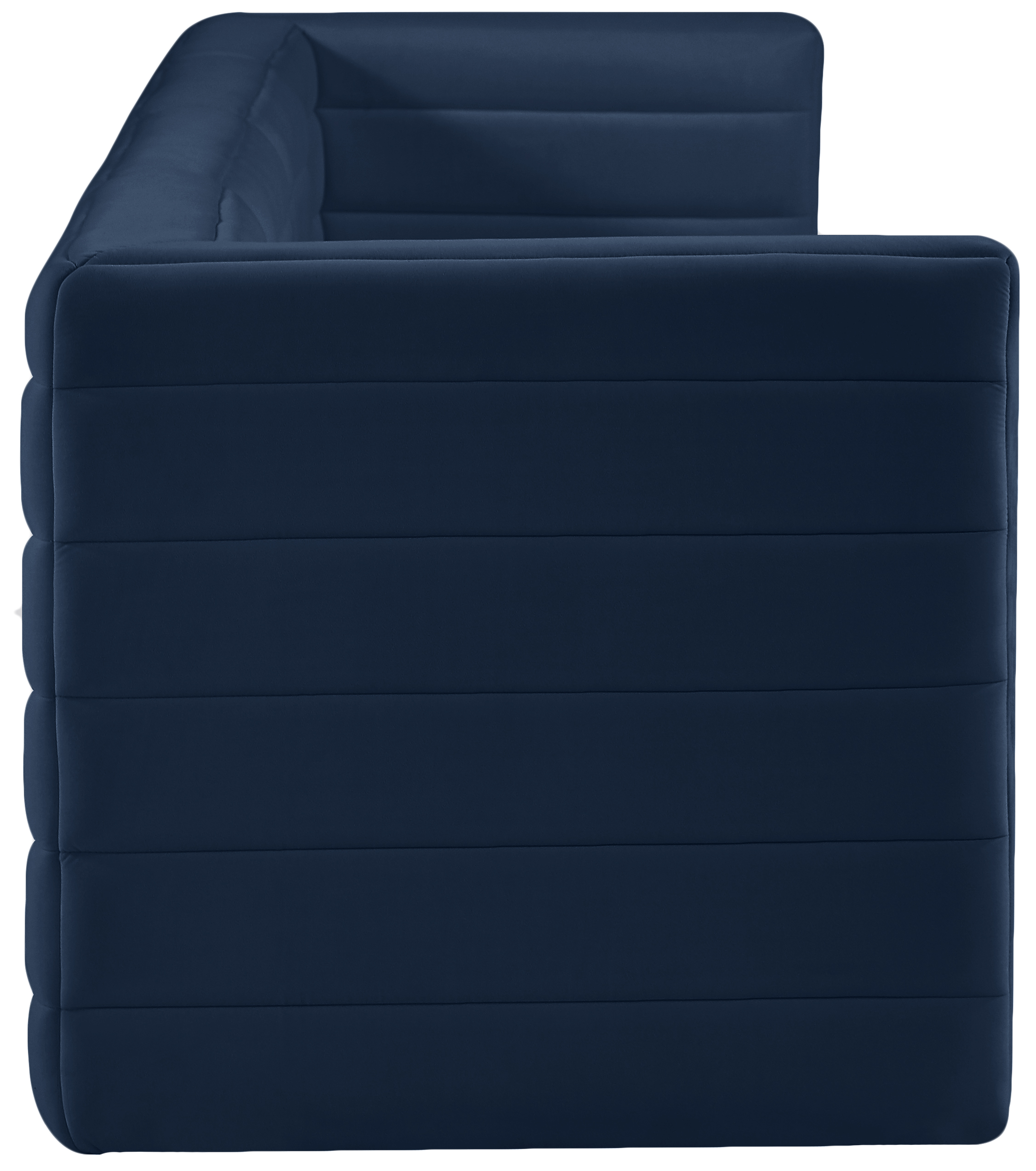 Quincy 126" Velvet Modular Comfort Sofa