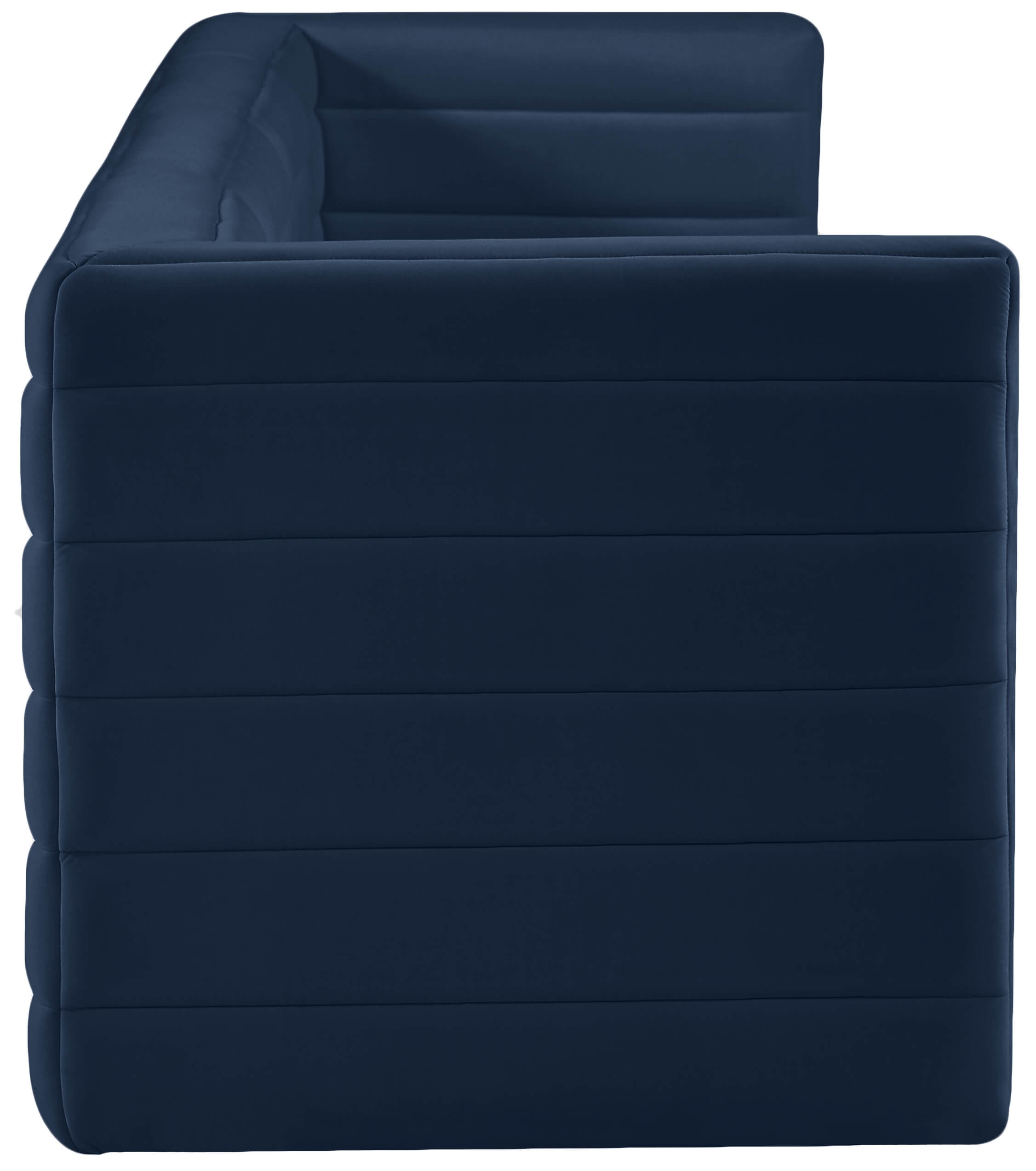Quincy 126" Velvet Modular Comfort Sofa