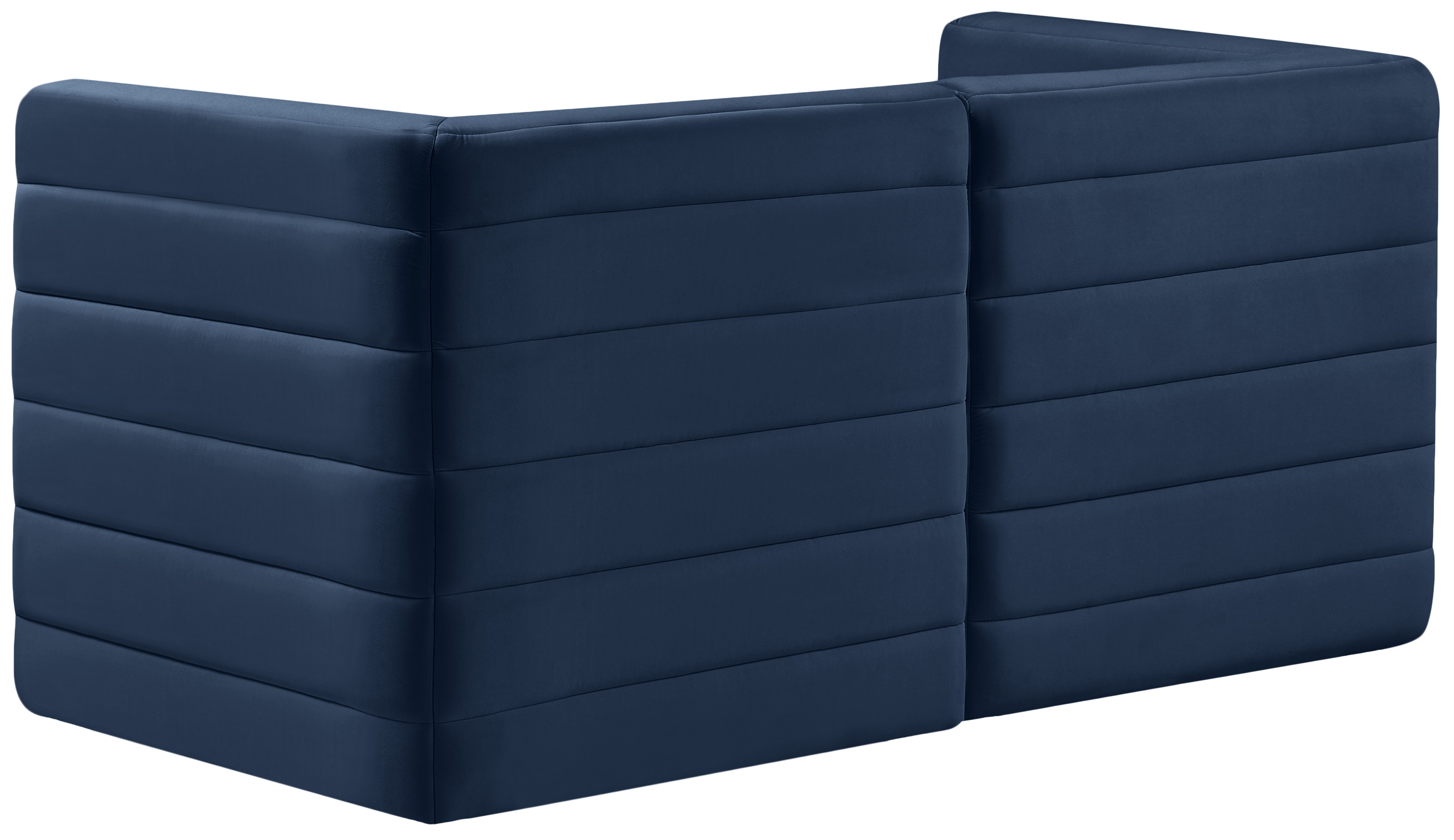 Quincy 63" Velvet Modular Comfort Sofa