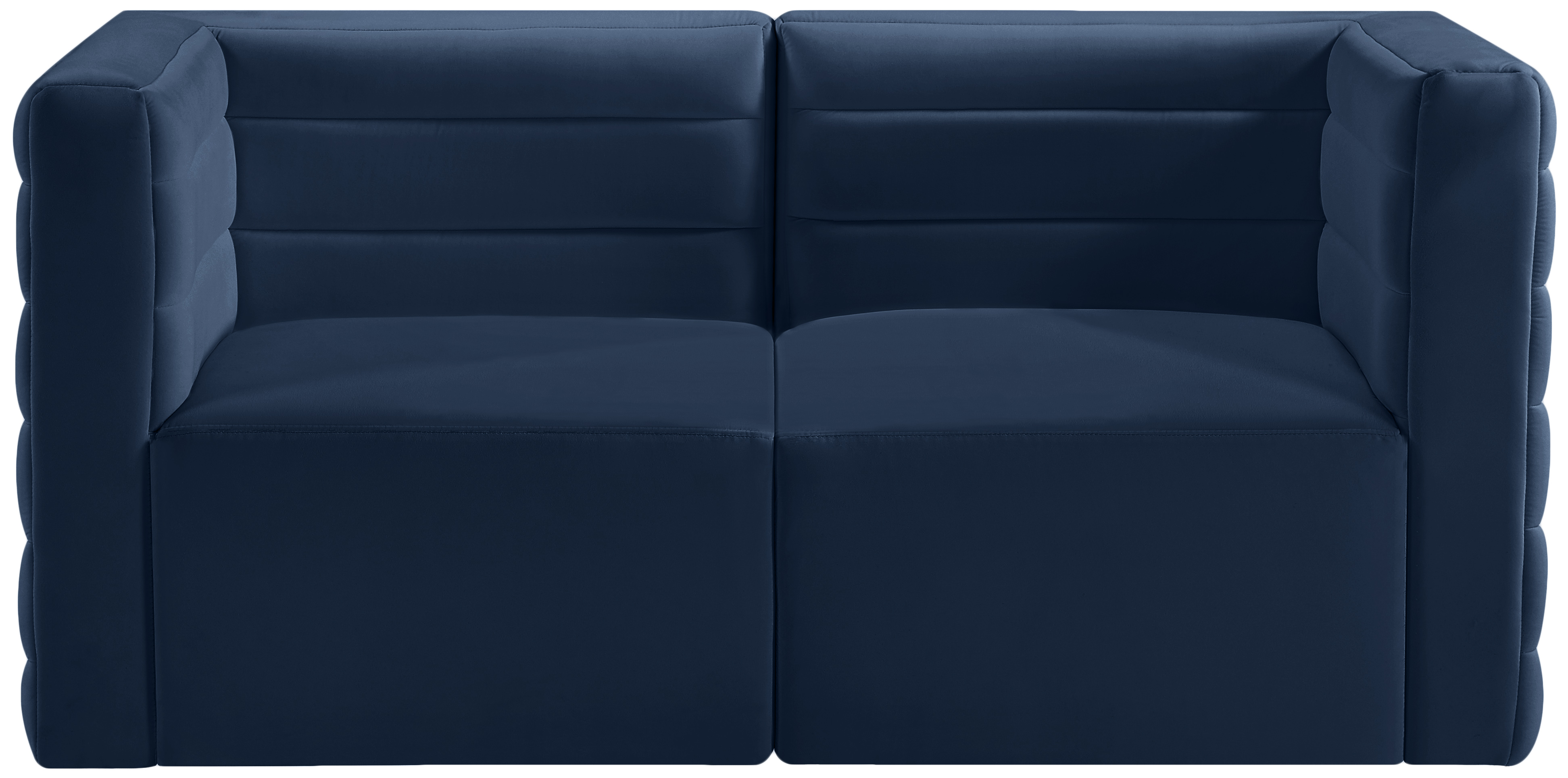 Quincy 63" Velvet Modular Comfort Sofa