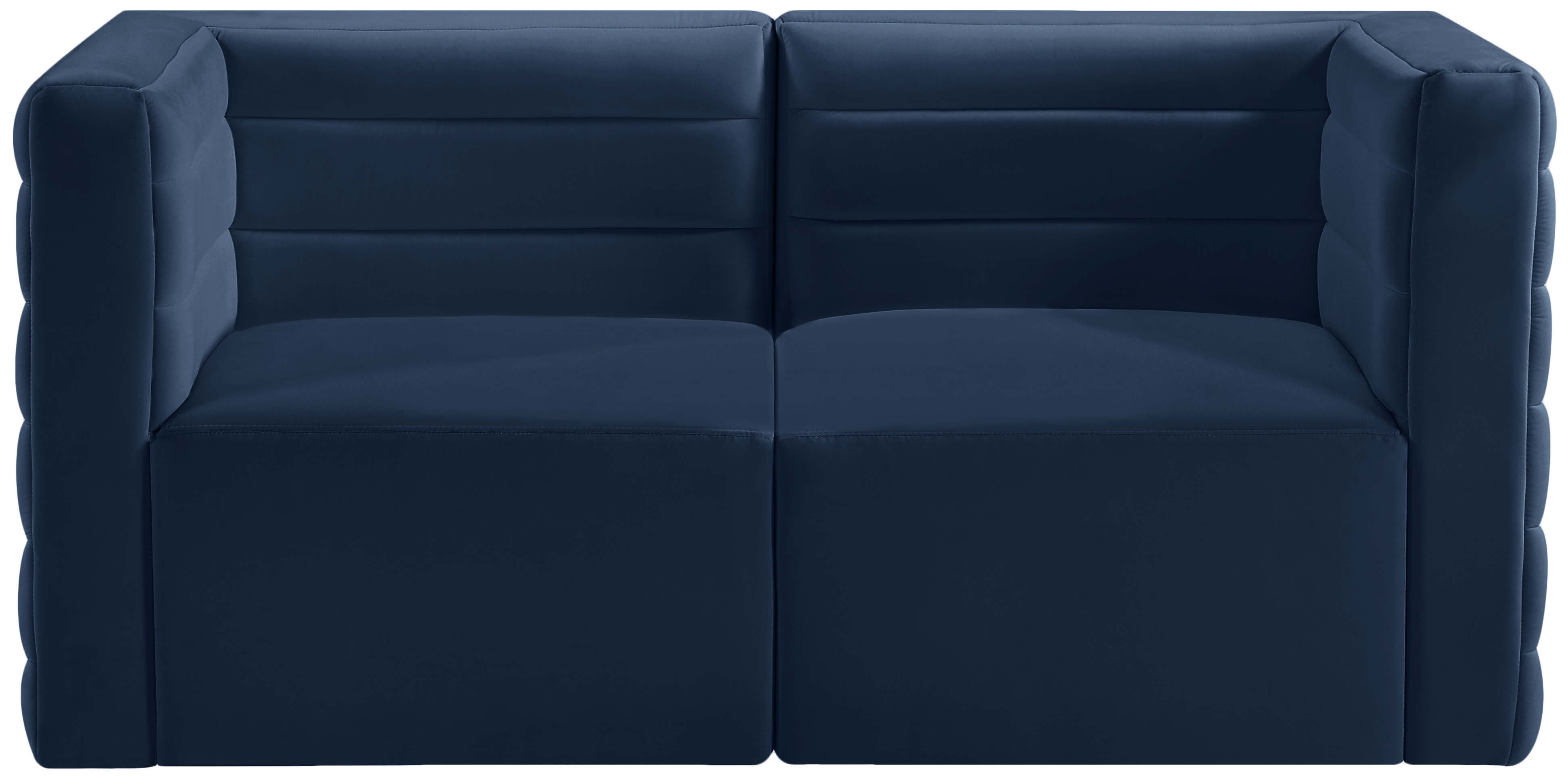 Quincy 63" Velvet Modular Comfort Sofa