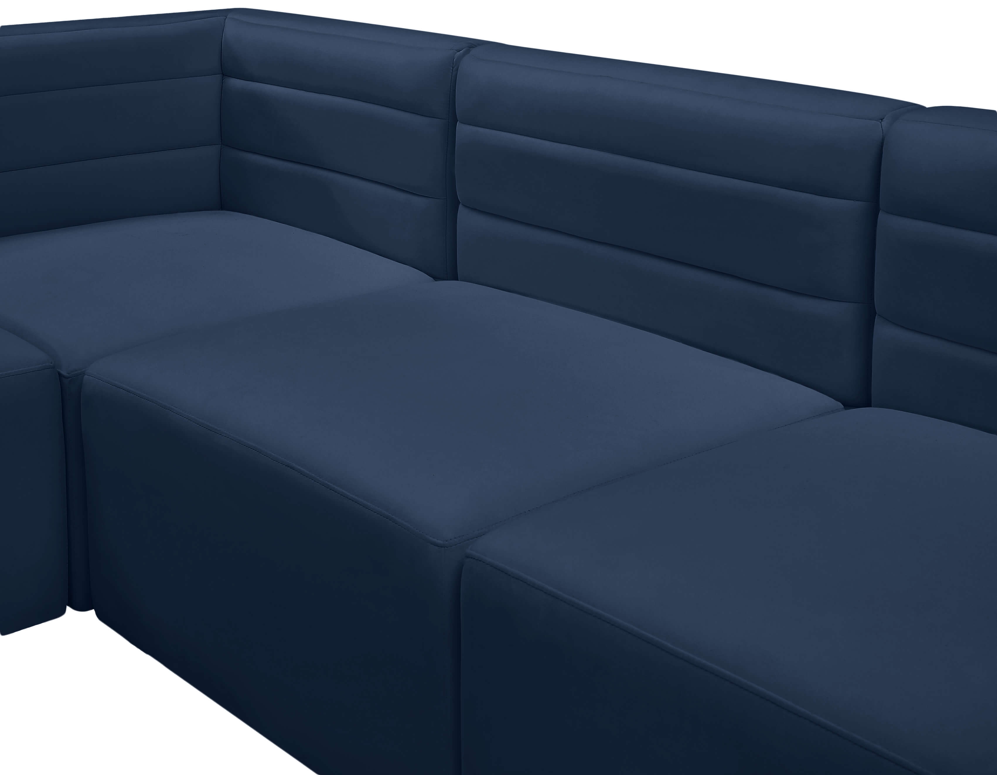 Quincy 95" Velvet Modular Comfort Sofa