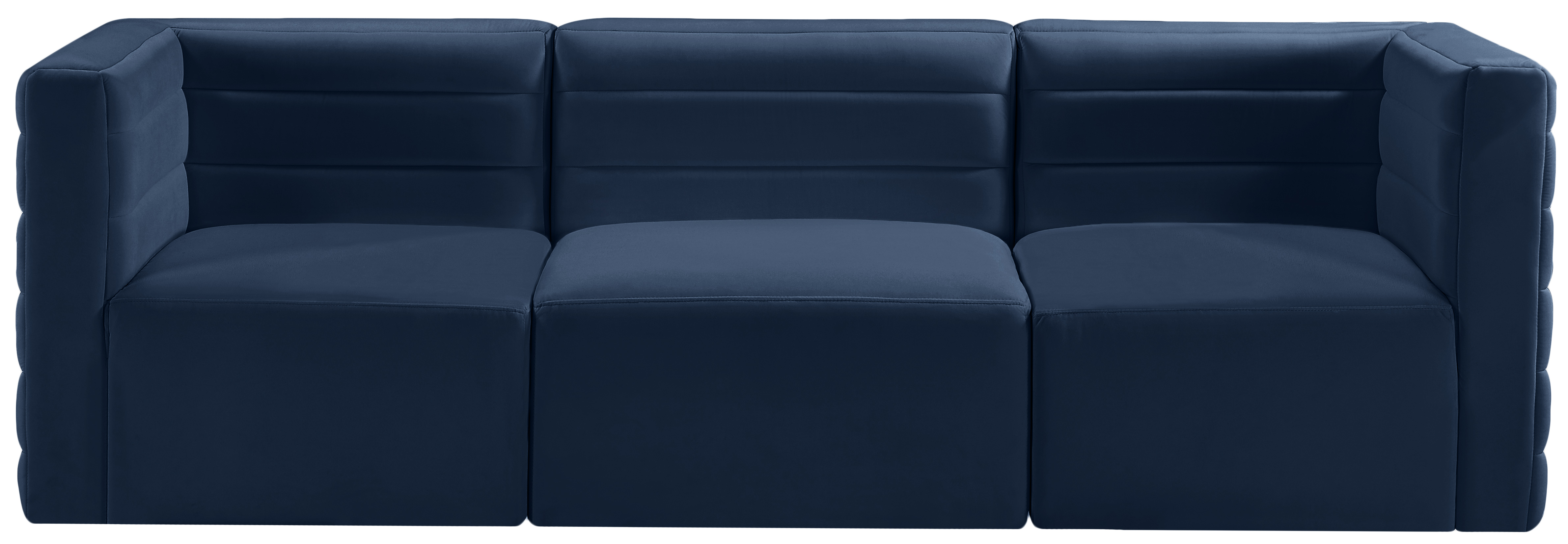 Quincy 95" Velvet Modular Comfort Sofa