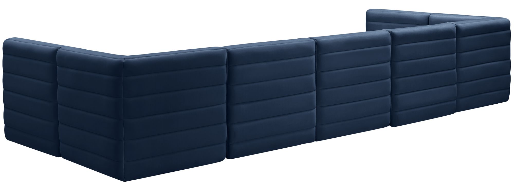 Quincy 158" 7-Piece Velvet Modular Comfort Sectional