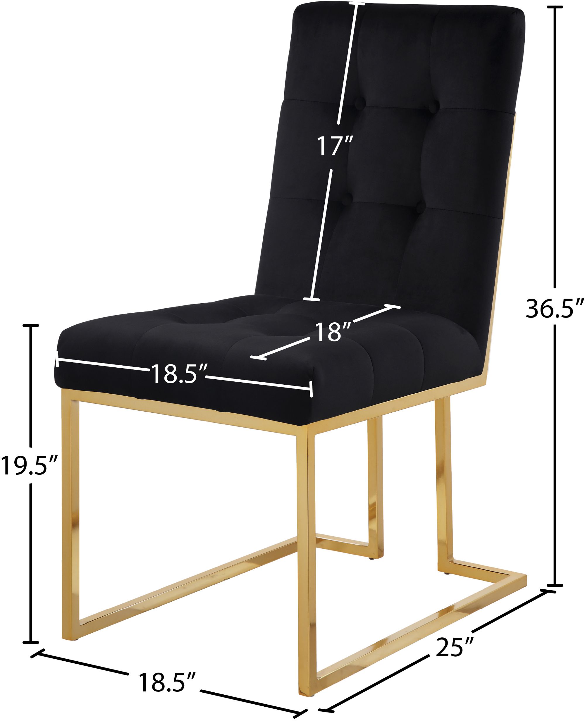 Pierre Velvet Dining Chair