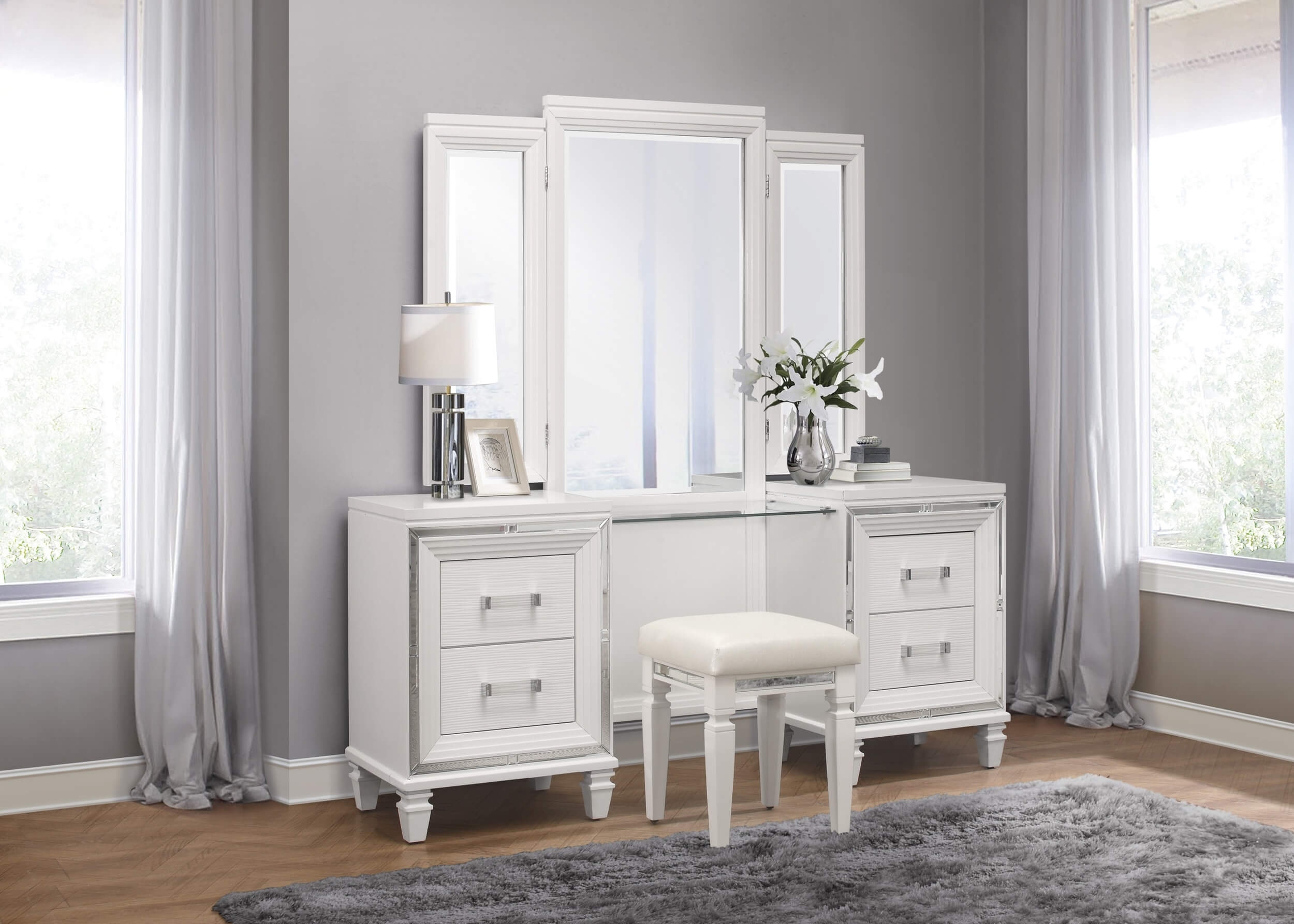 Tamsin Vanity Set - Jennifer Furniture