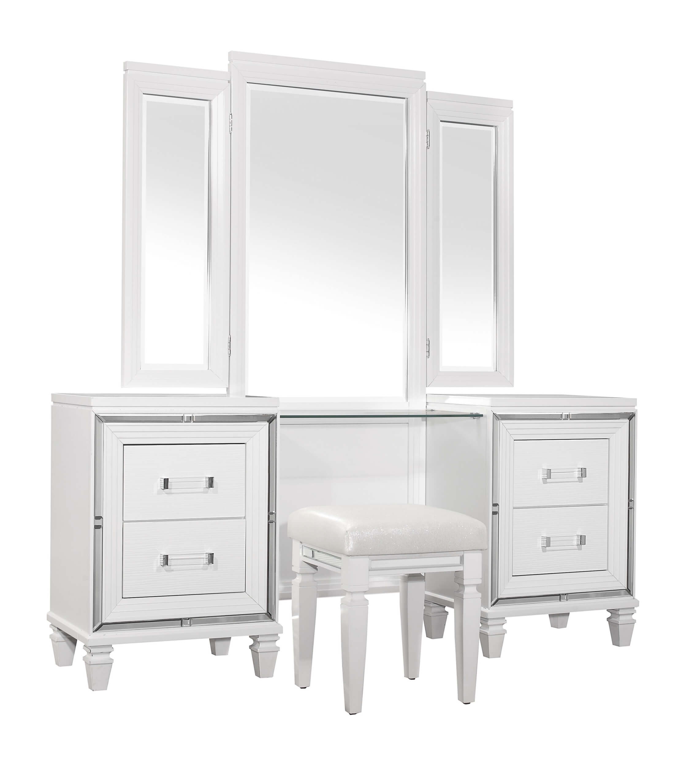 Tamsin Vanity mirror with Stool 