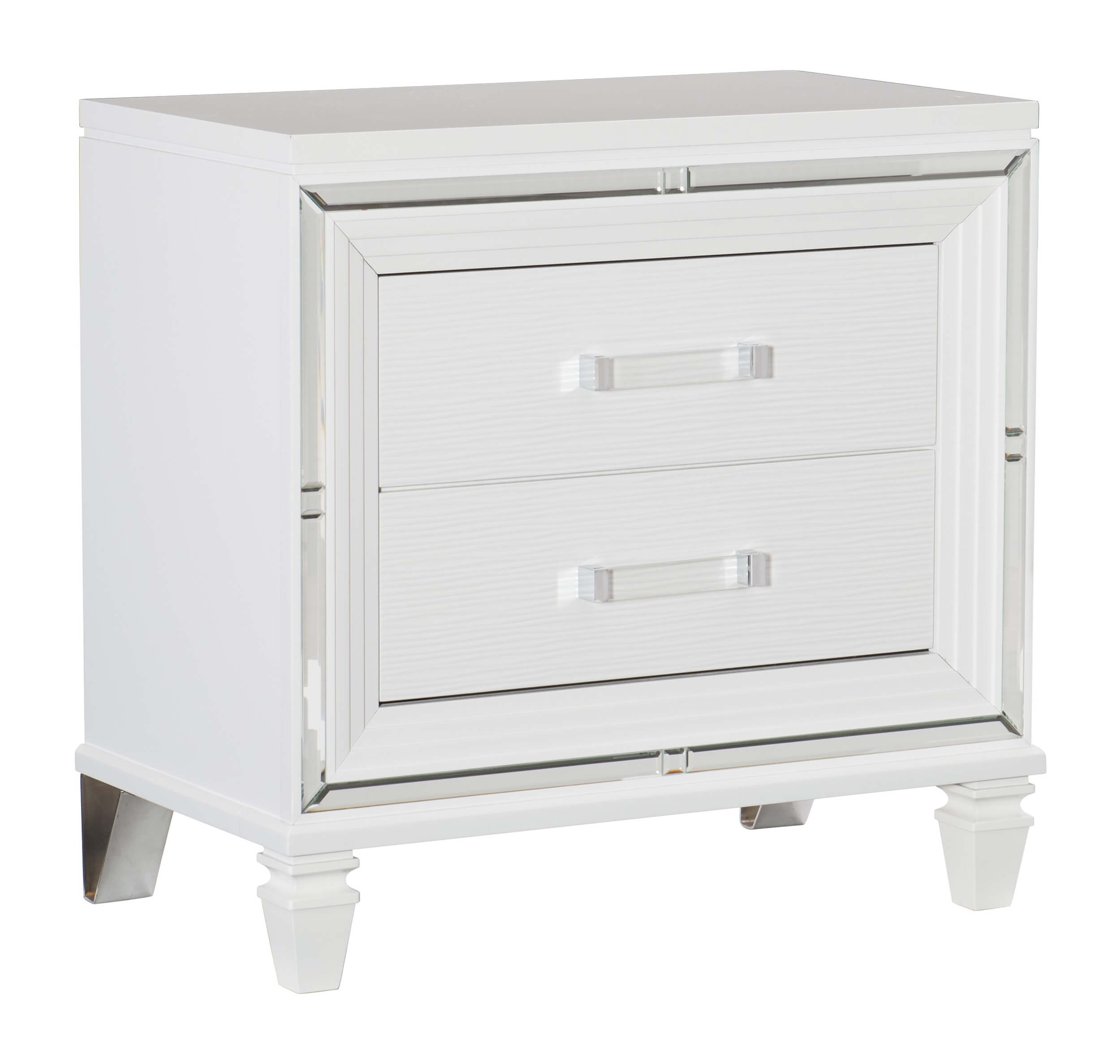 Tamsin Leatherette Storage Platform Bedroom Set with LED Lighting