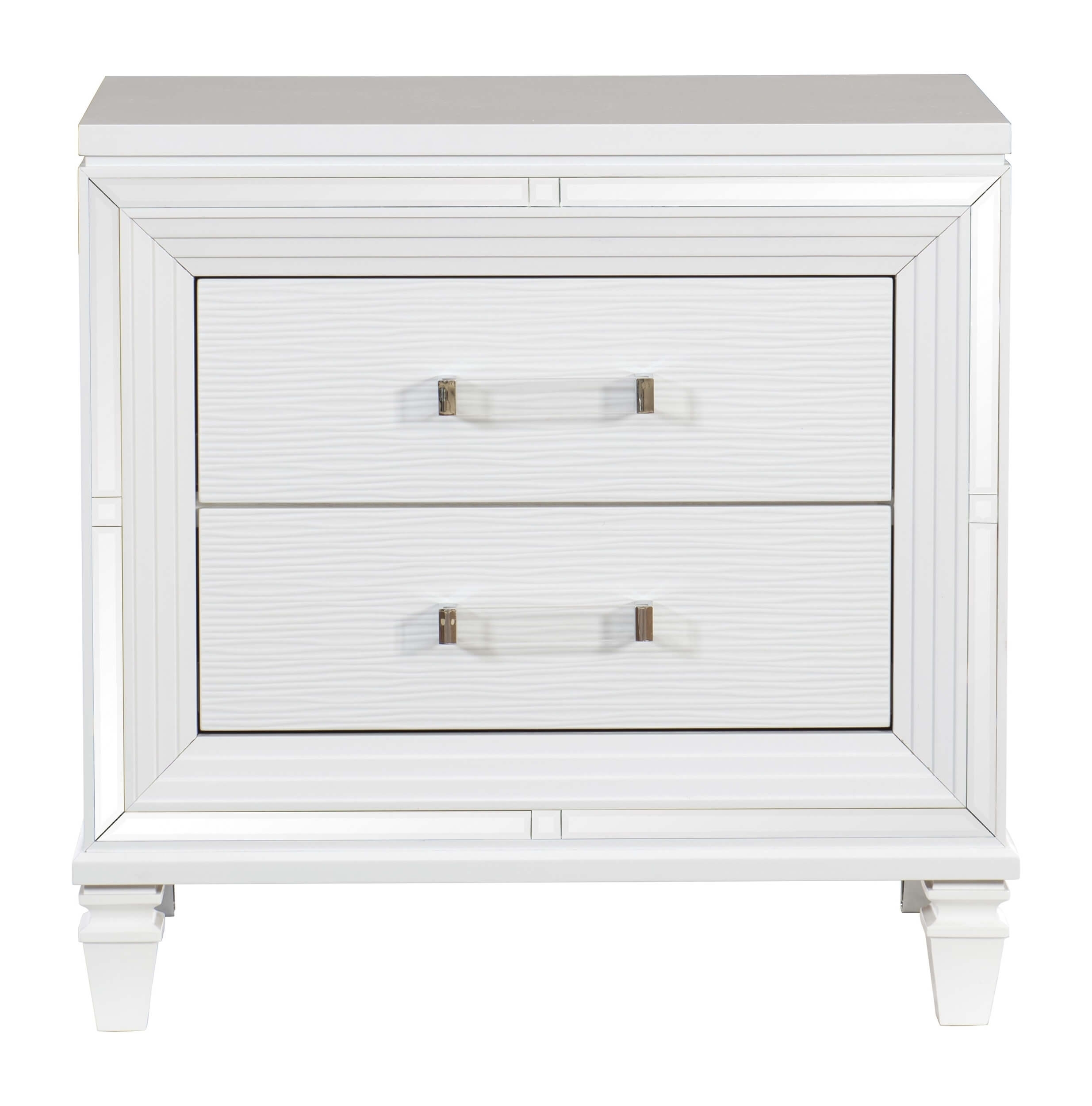Tamsin Leatherette Storage Platform Bedroom Set with LED Lighting
