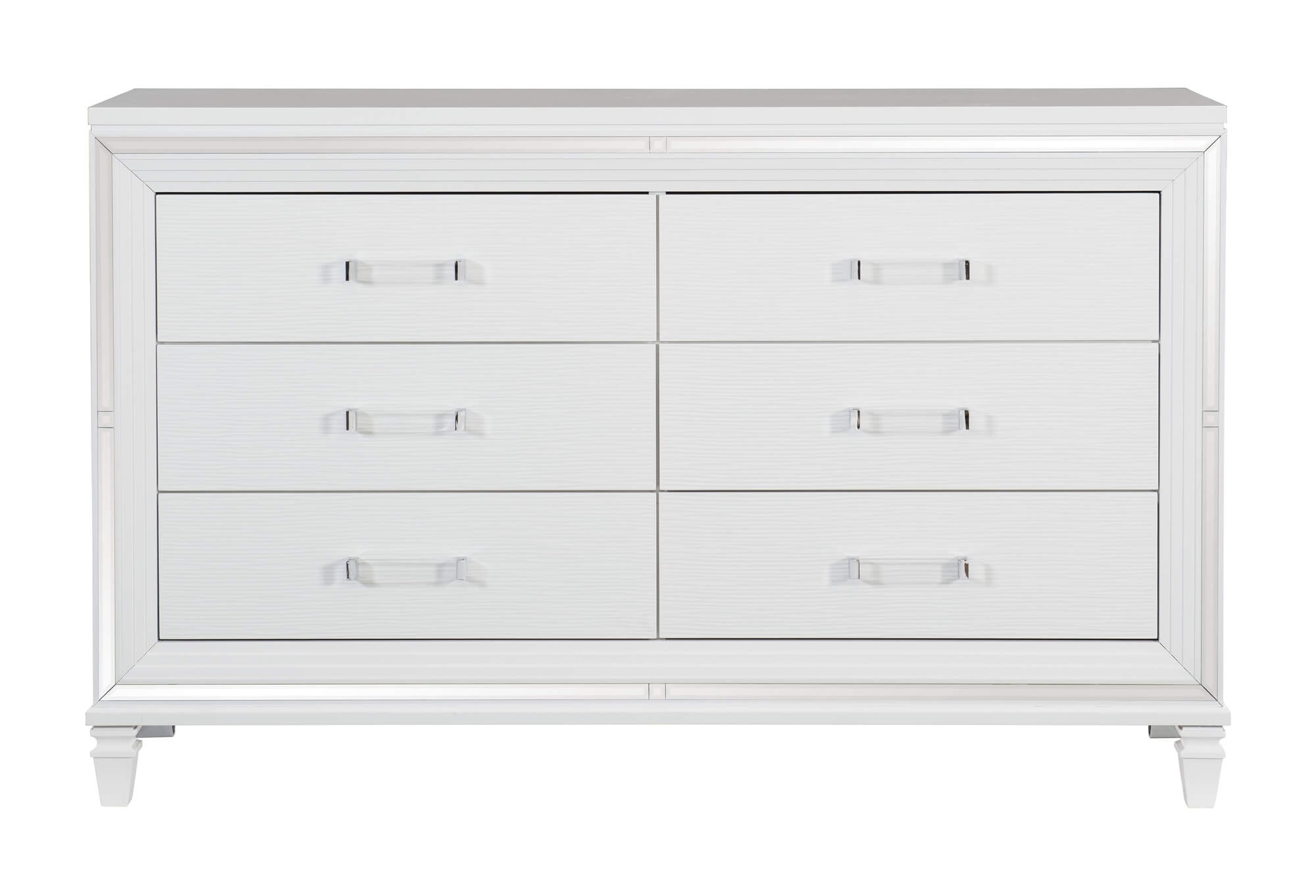 Tamsin Wood Dresser with Hidden Jewelry Drawers