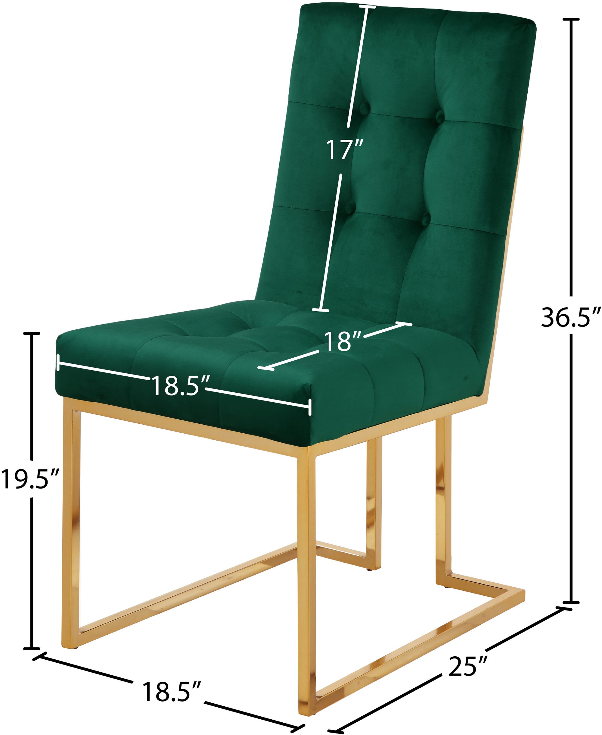 Pierre Velvet Dining Chair
