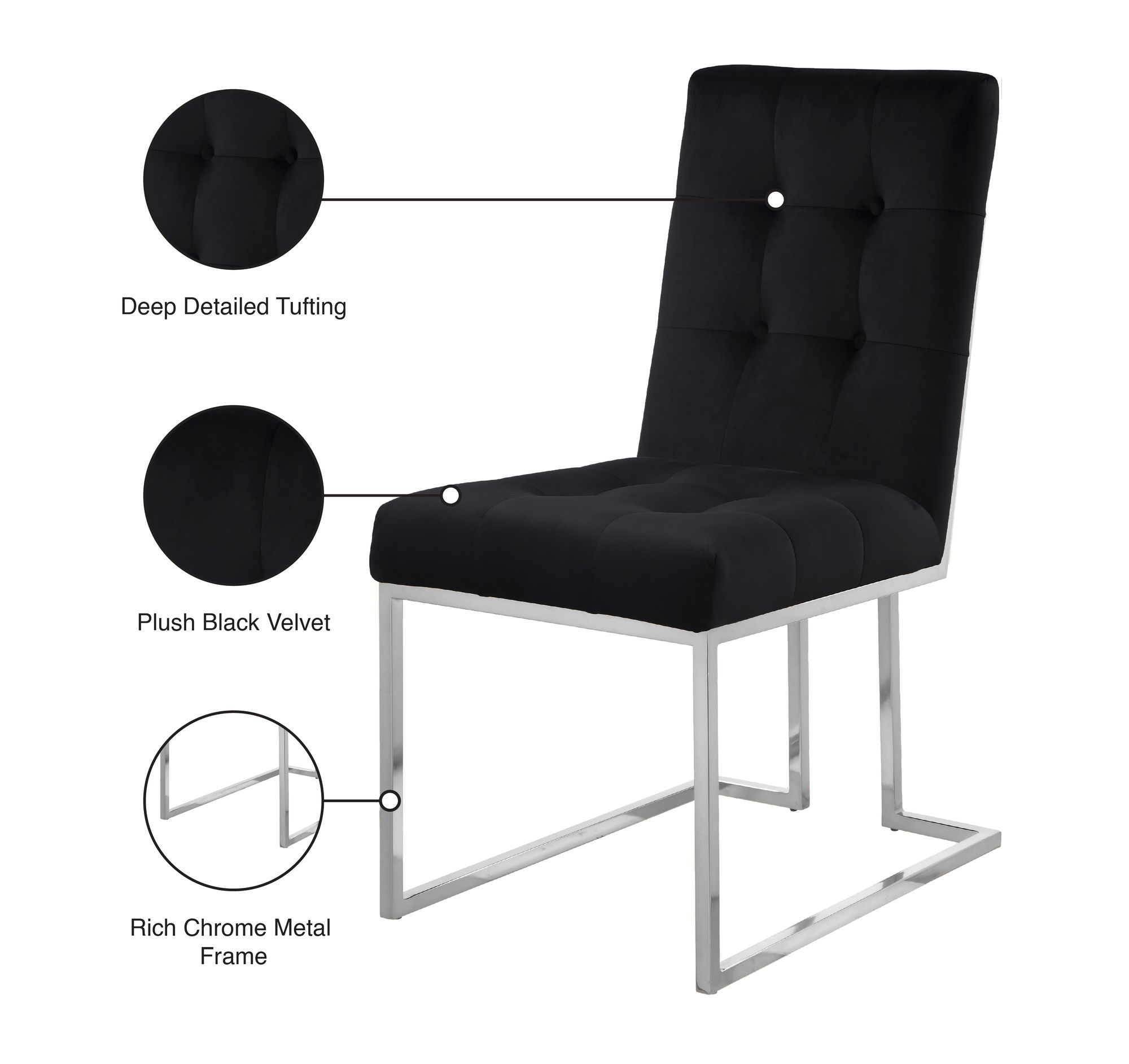 Alexis Velvet Dining Chair